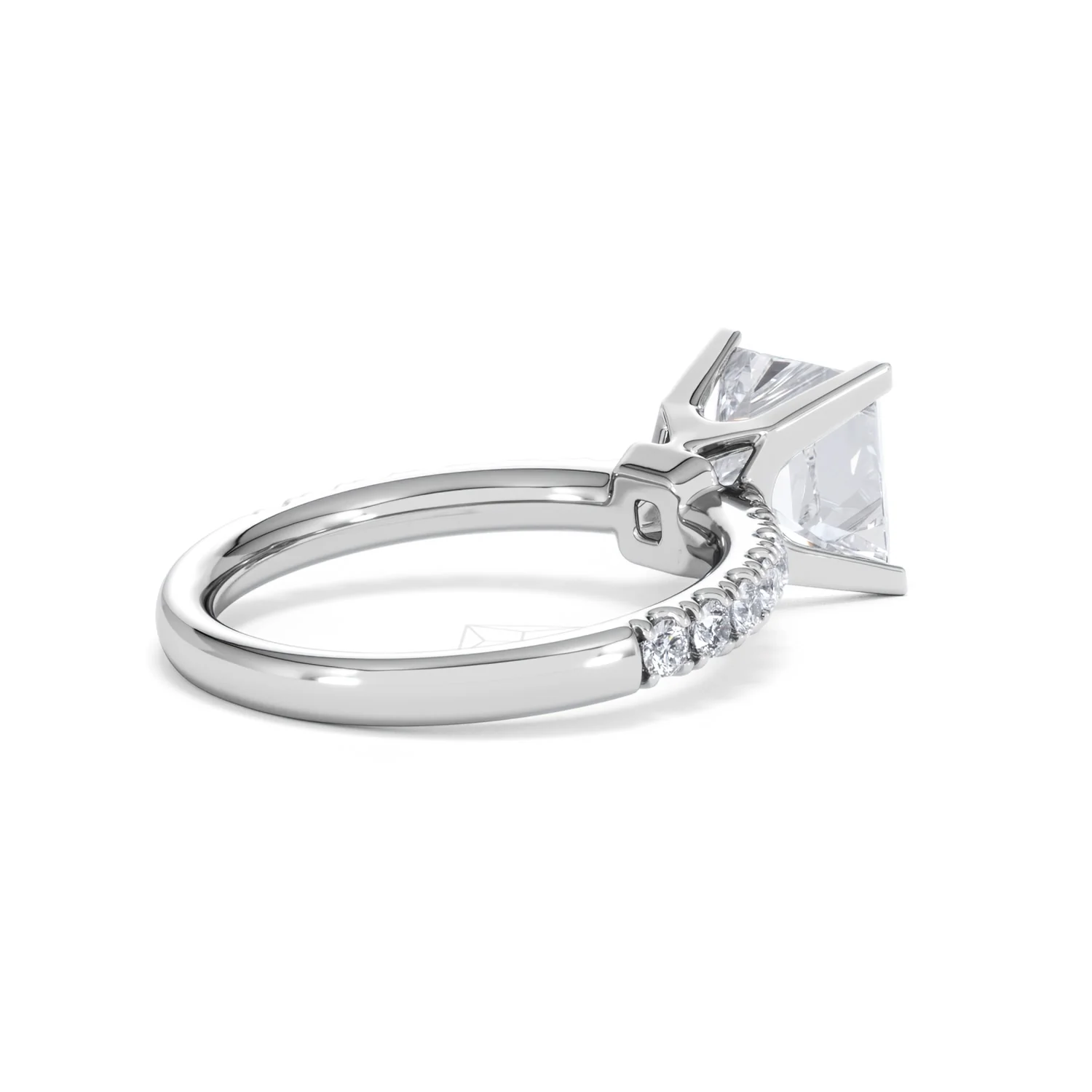 2.60ct Katerina Lab Princess Diamond Engagement Ring 18KW Gold F/VS1 - Image 38