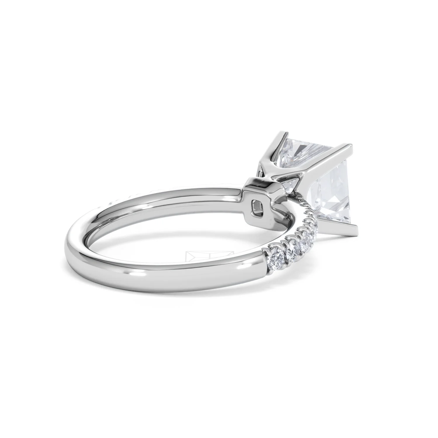 2.60ct Katerina Lab Princess Diamond Engagement Ring 18KW Gold F/VS1 - Image 39