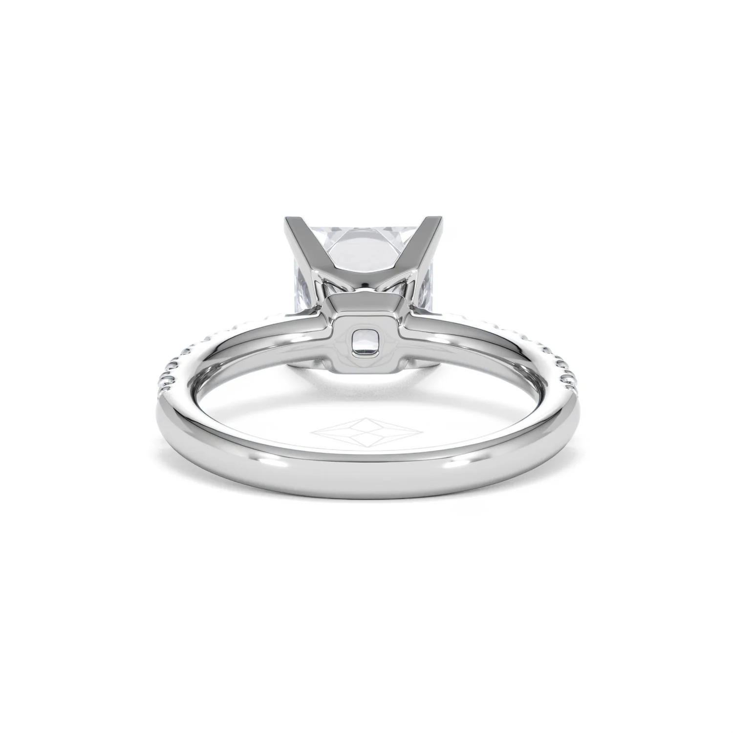 2.60ct Katerina Lab Princess Diamond Engagement Ring 18KW Gold F/VS1 - Image 49