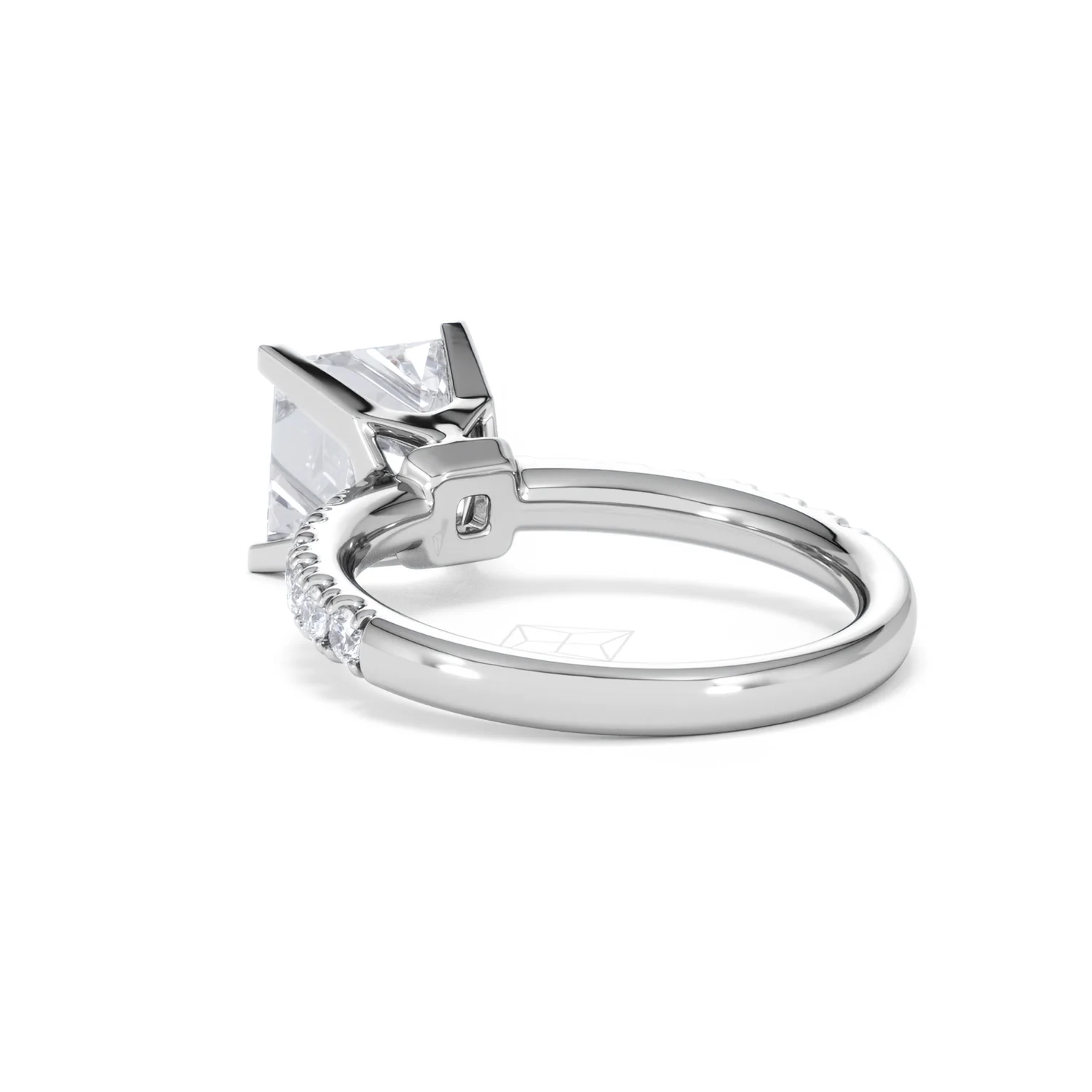 2.60ct Katerina Lab Princess Diamond Engagement Ring 18KW Gold F/VS1 - Image 56