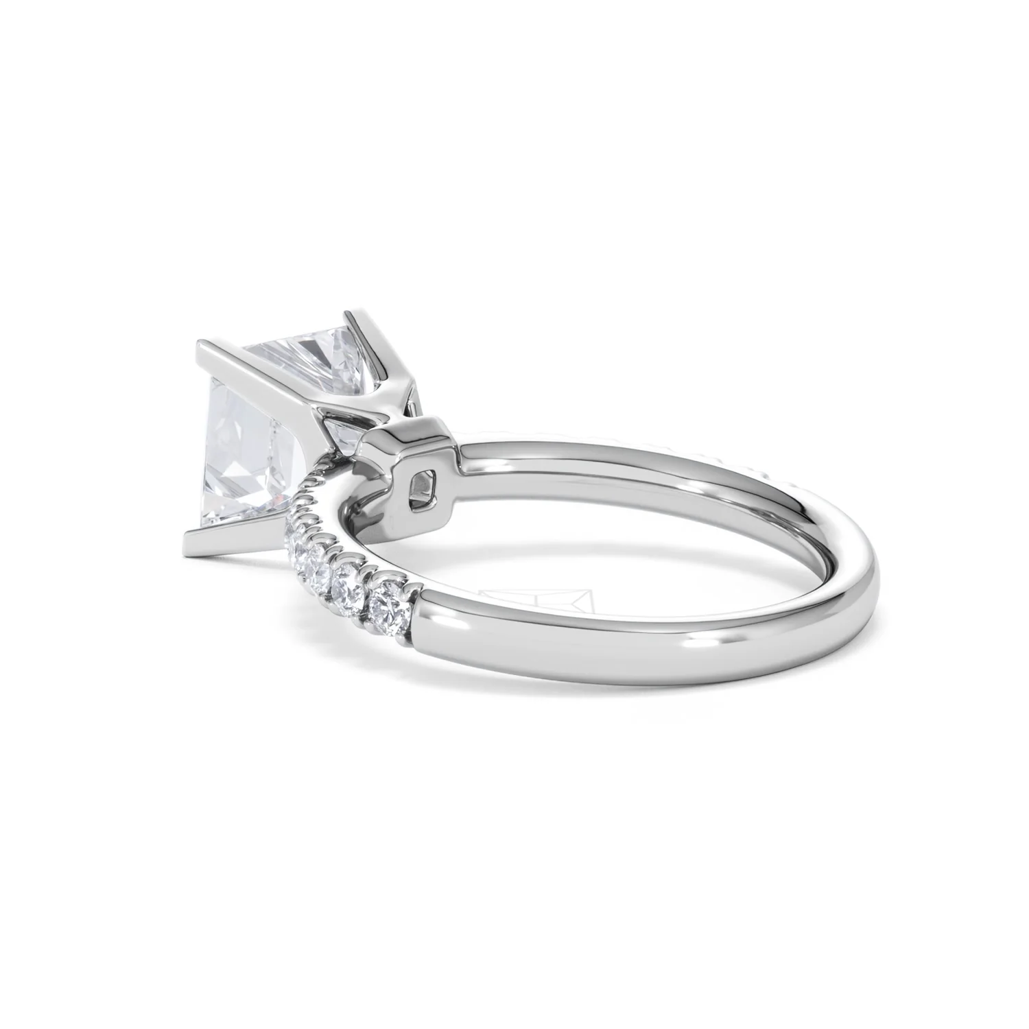 2.60ct Katerina Lab Princess Diamond Engagement Ring 18KW Gold F/VS1 - Image 59