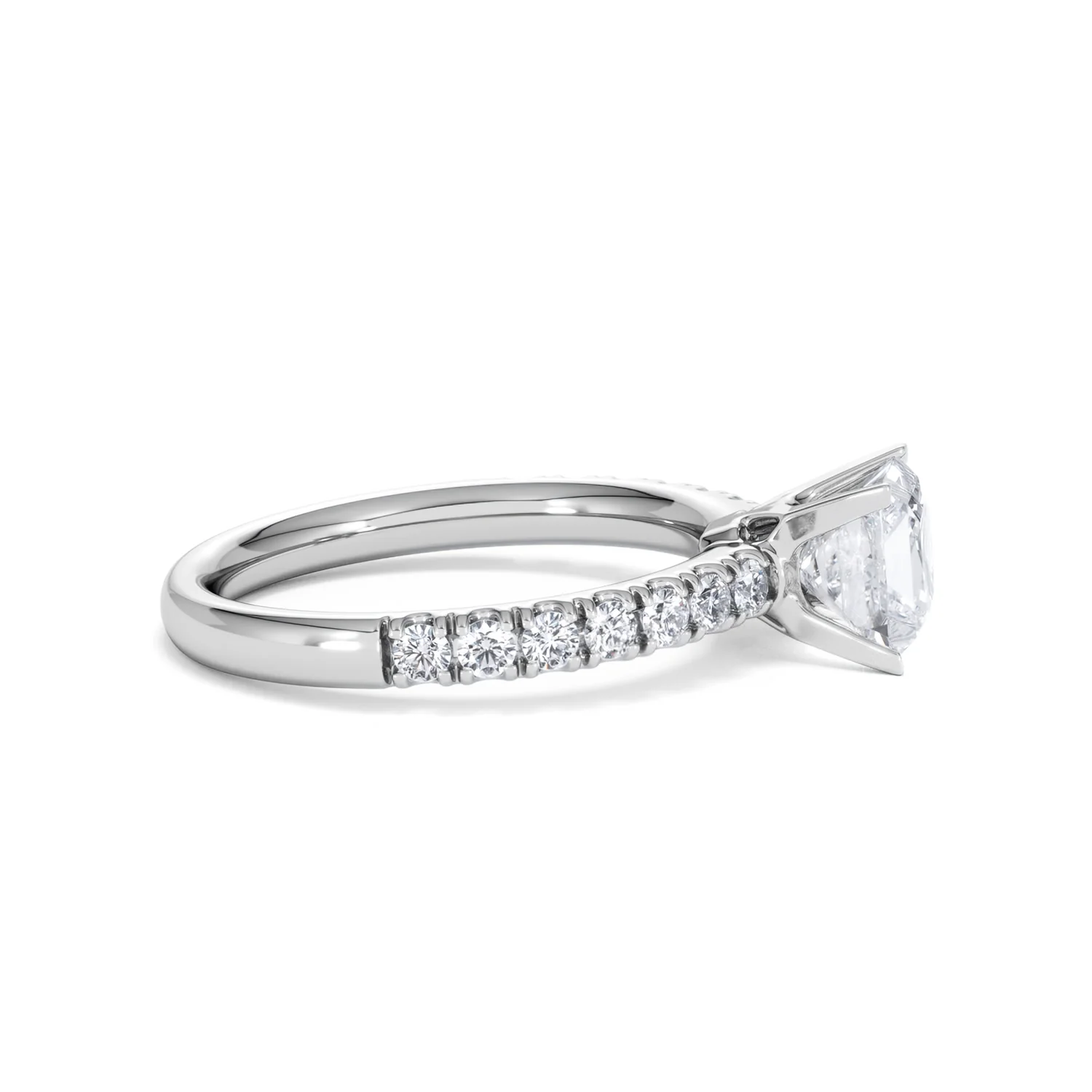 2.60ct Katerina Lab Princess Diamond Engagement Ring Platinum F/VS1 - Image 105