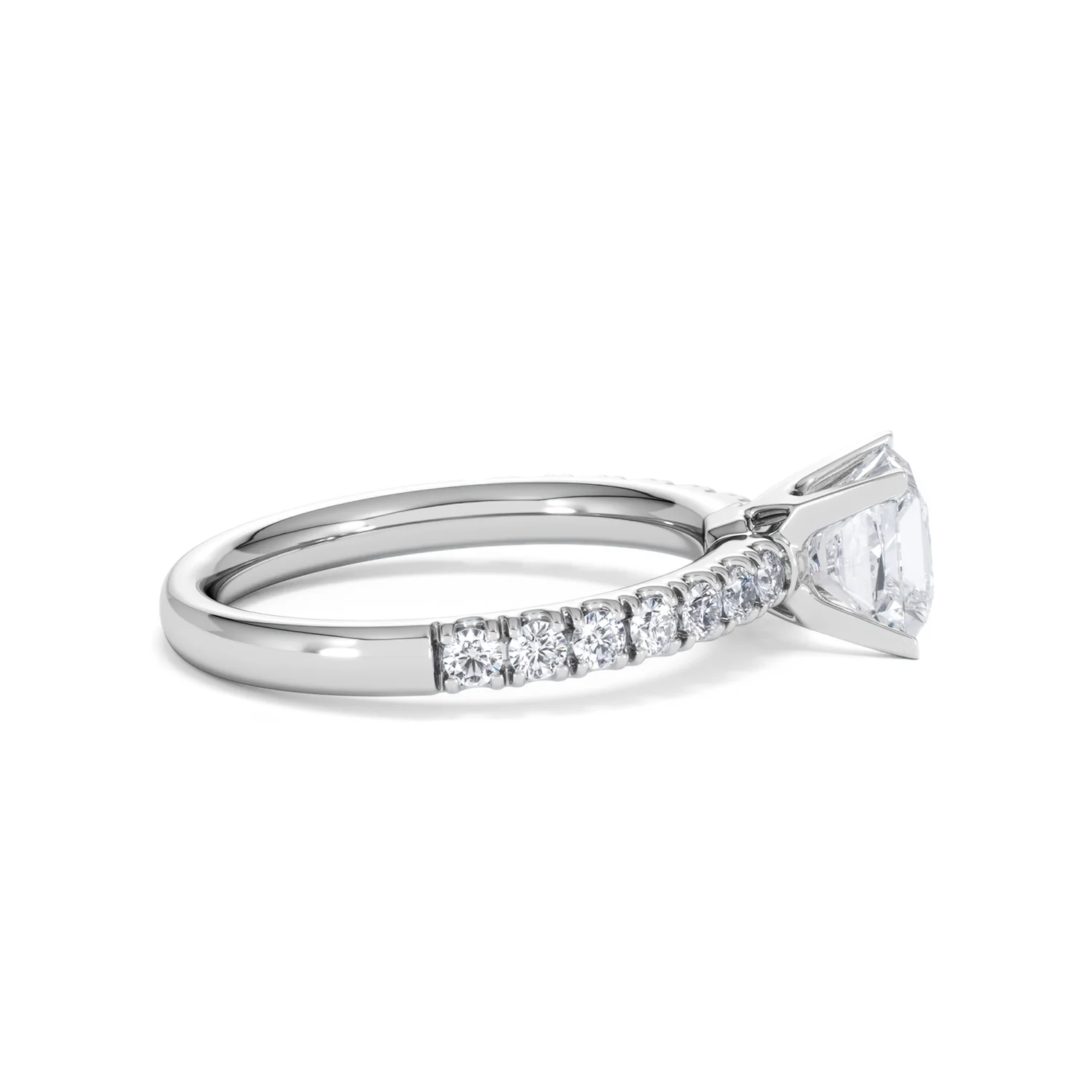 2.60ct Katerina Lab Princess Diamond Engagement Ring Platinum F/VS1 - Image 107
