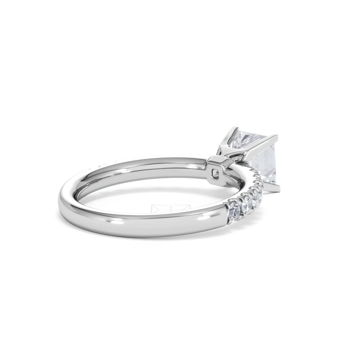 2.60ct Katerina Lab Princess Diamond Engagement Ring Platinum F/VS1 - Image 117