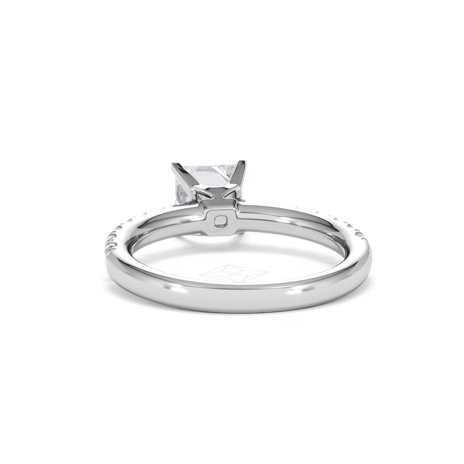 2.60ct Katerina Lab Princess Diamond Engagement Ring Platinum F/VS1 - Image 129