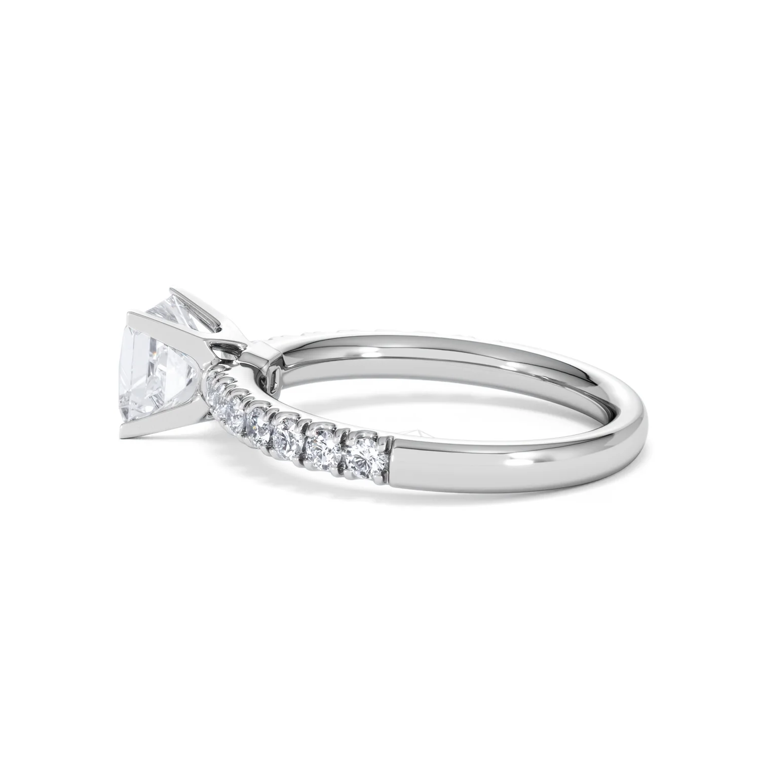 2.60ct Katerina Lab Princess Diamond Engagement Ring Platinum F/VS1 - Image 143