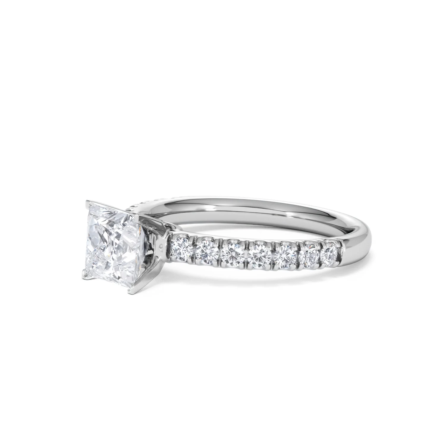 2.60ct Katerina Lab Princess Diamond Engagement Ring Platinum F/VS1 - Image 156