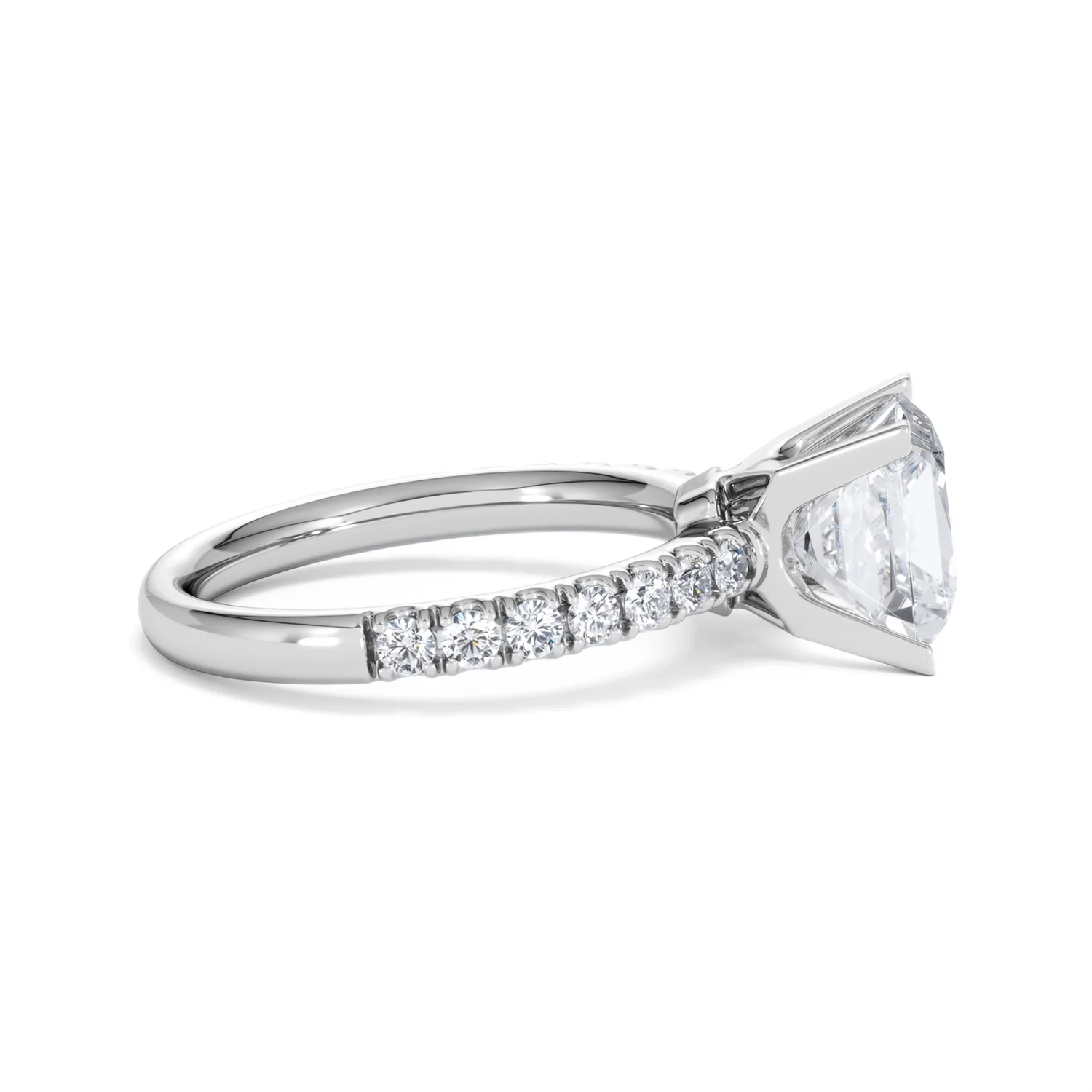 2.60ct Katerina Lab Princess Diamond Engagement Ring Platinum F/VS1 - Image 26