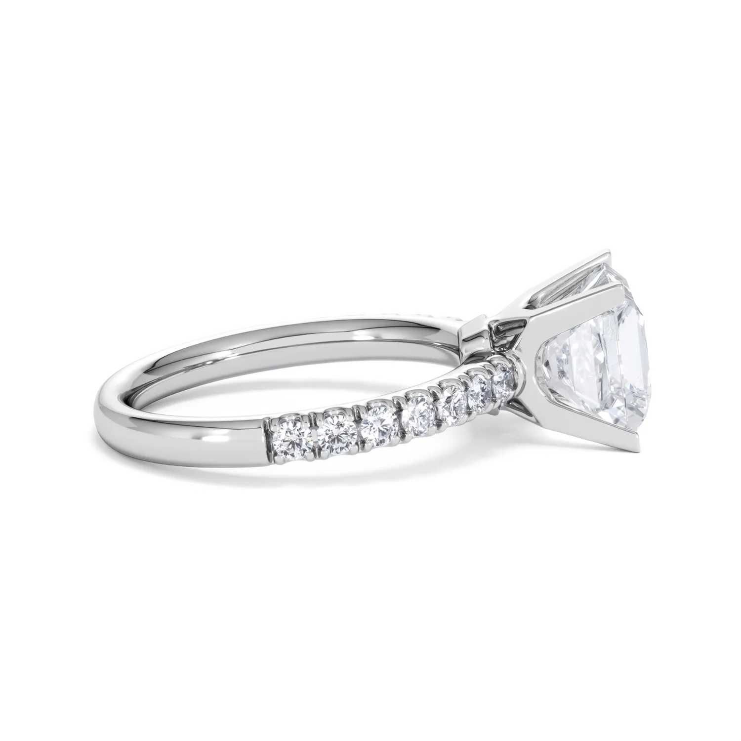 2.60ct Katerina Lab Princess Diamond Engagement Ring Platinum F/VS1 - Image 27