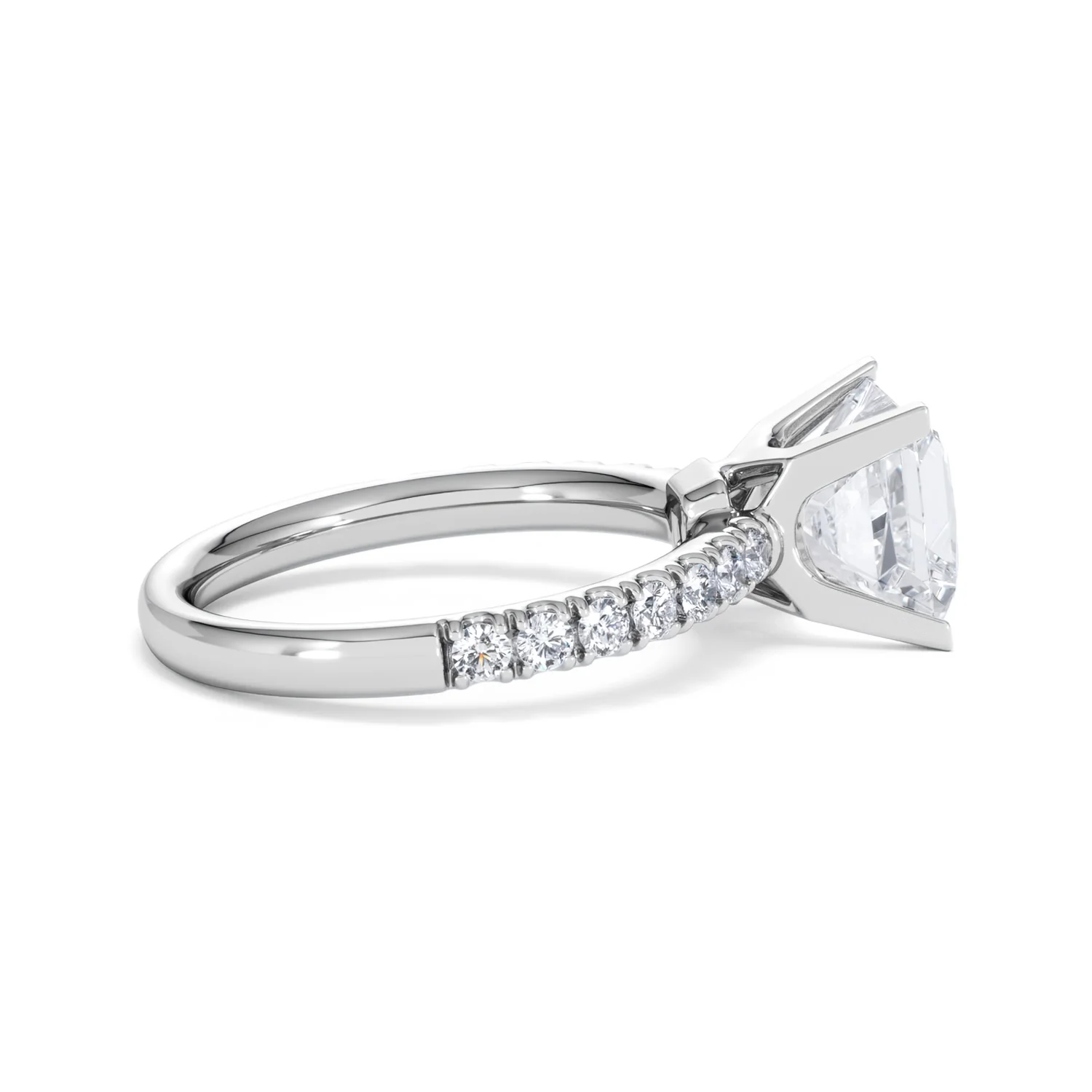 2.60ct Katerina Lab Princess Diamond Engagement Ring Platinum F/VS1 - Image 29