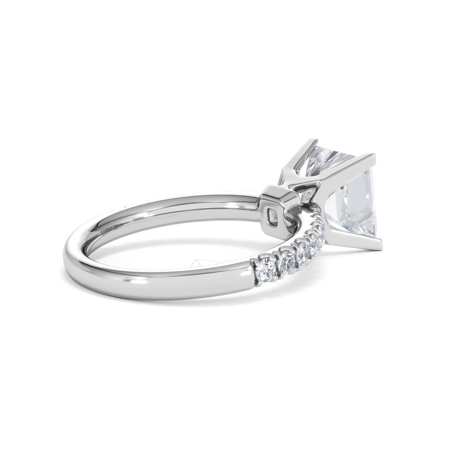 2.60ct Katerina Lab Princess Diamond Engagement Ring Platinum F/VS1 - Image 35