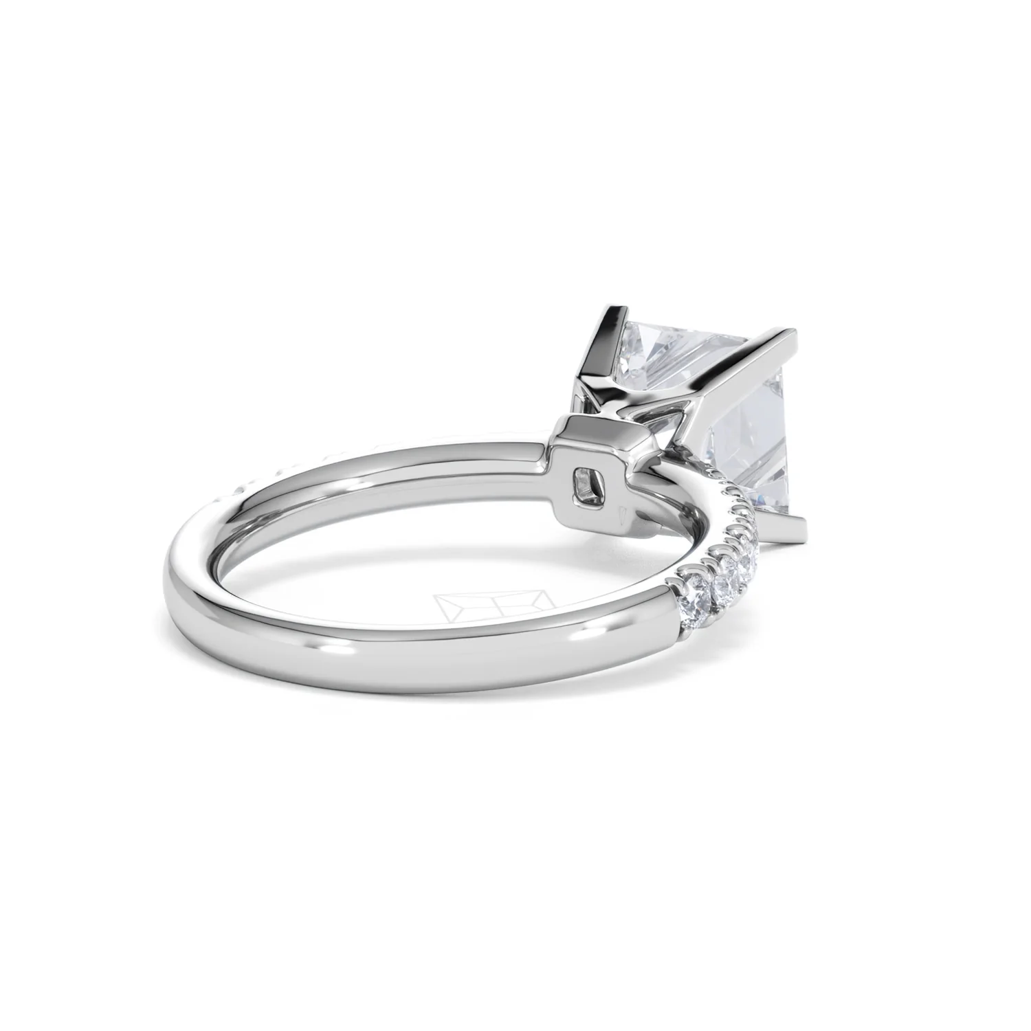 2.60ct Katerina Lab Princess Diamond Engagement Ring Platinum F/VS1 - Image 39
