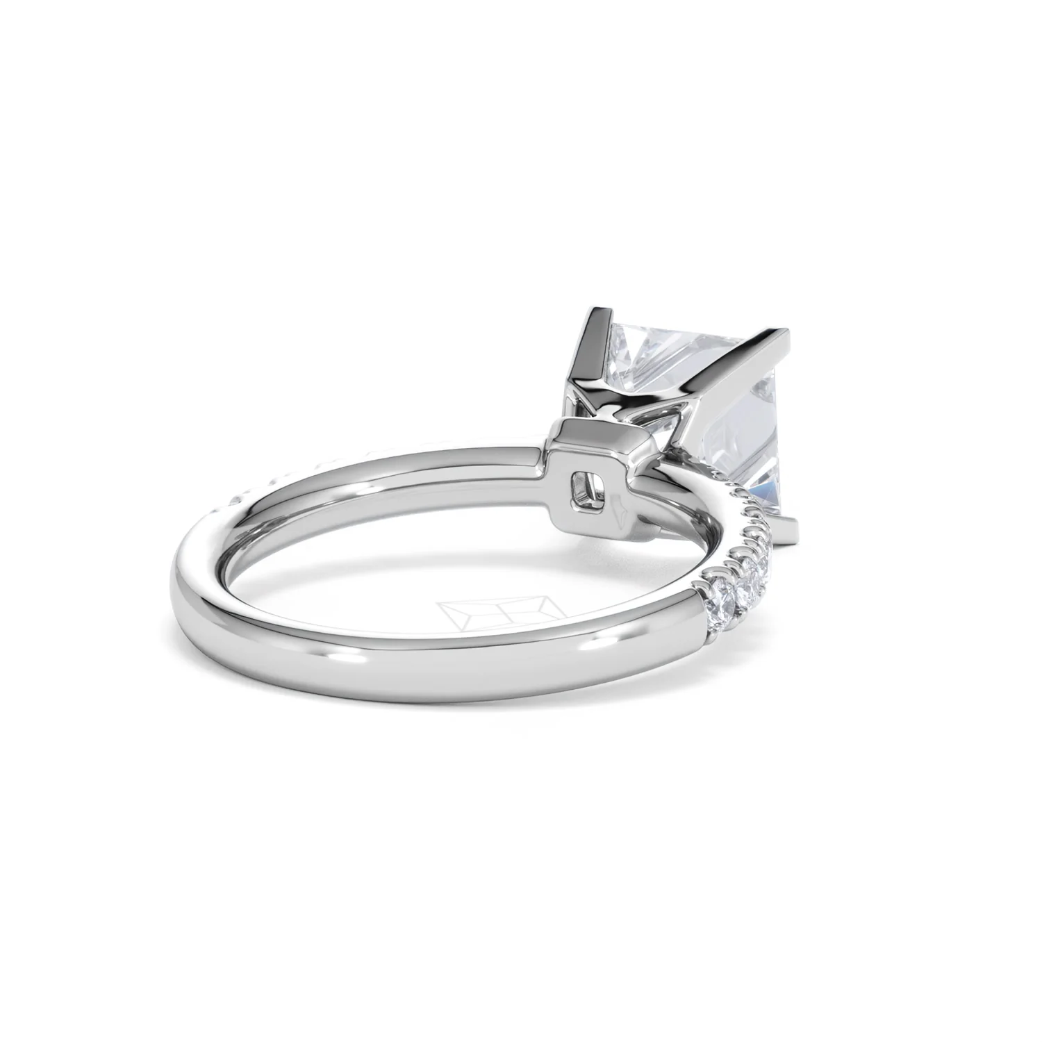 2.60ct Katerina Lab Princess Diamond Engagement Ring Platinum F/VS1 - Image 40