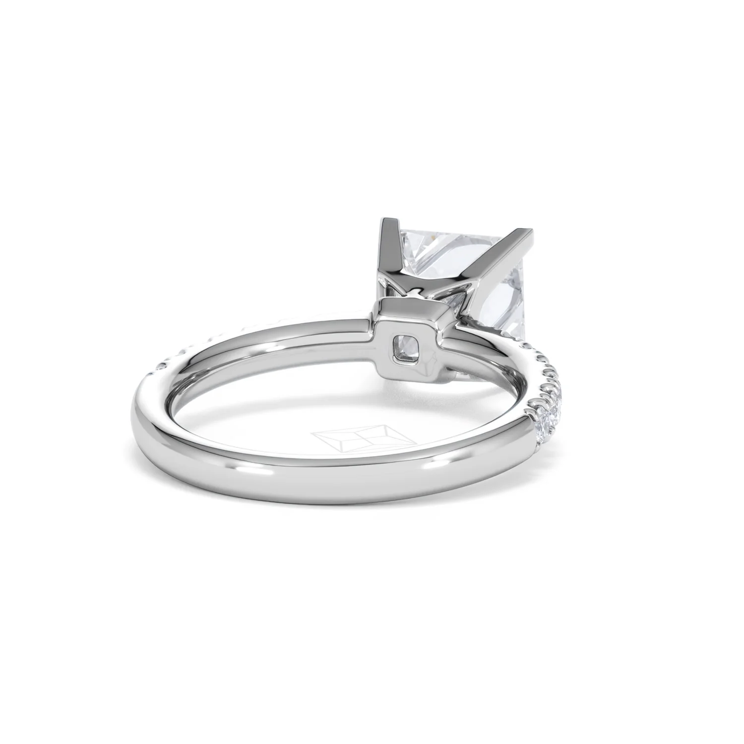 2.60ct Katerina Lab Princess Diamond Engagement Ring Platinum F/VS1 - Image 42