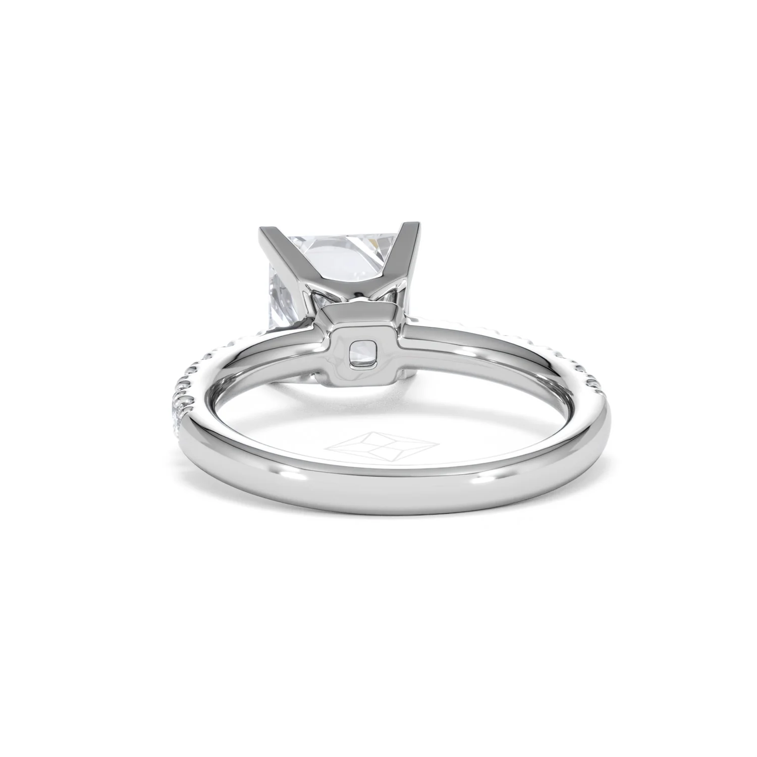 2.60ct Katerina Lab Princess Diamond Engagement Ring Platinum F/VS1 - Image 49