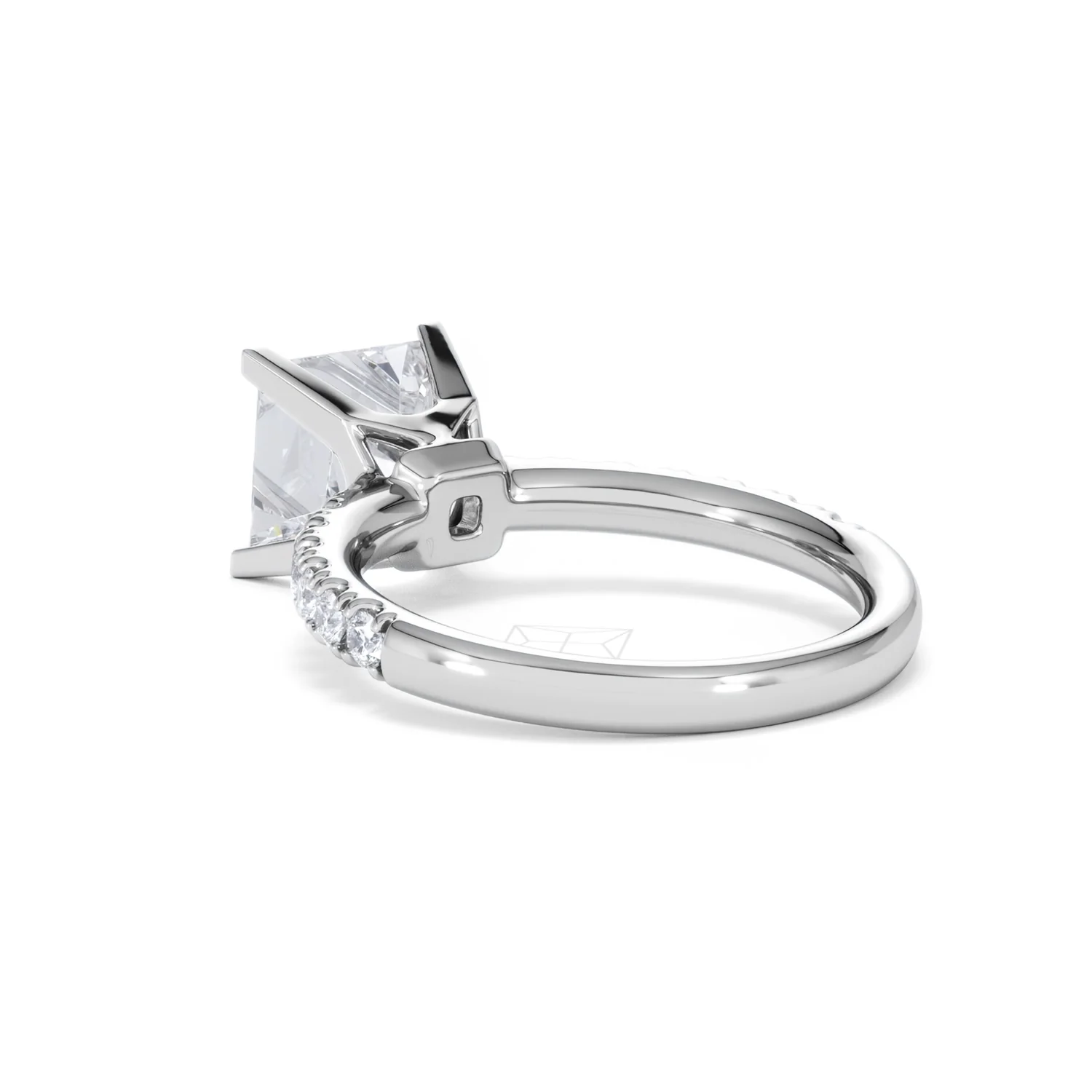 2.60ct Katerina Lab Princess Diamond Engagement Ring Platinum F/VS1 - Image 55