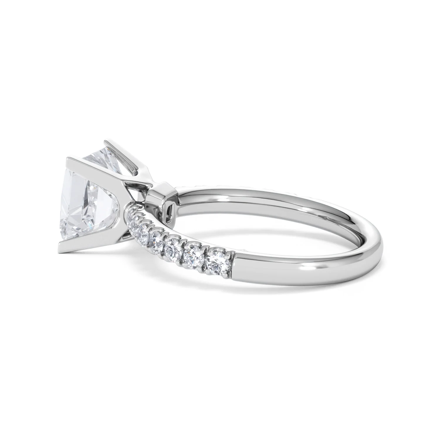 2.60ct Katerina Lab Princess Diamond Engagement Ring Platinum F/VS1 - Image 62
