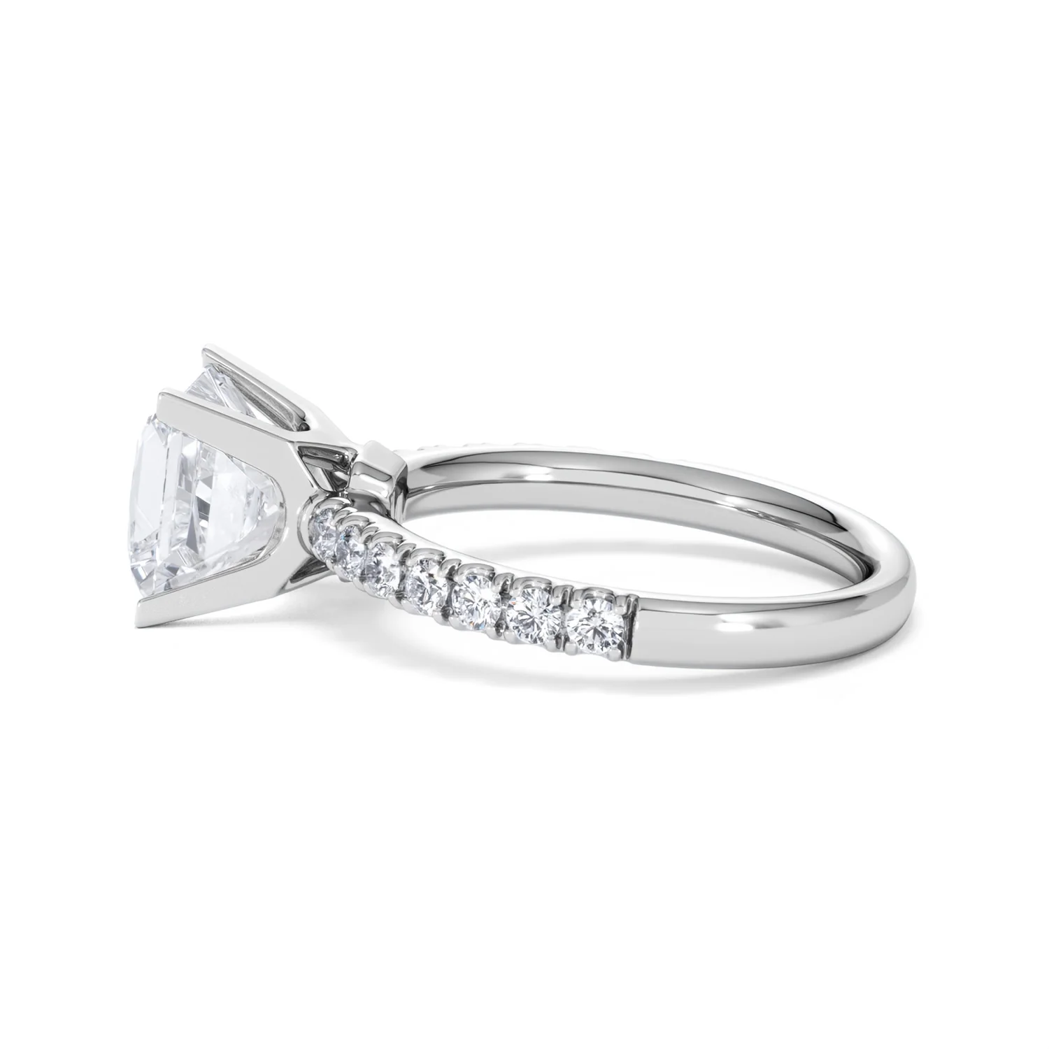 2.60ct Katerina Lab Princess Diamond Engagement Ring Platinum F/VS1 - Image 65