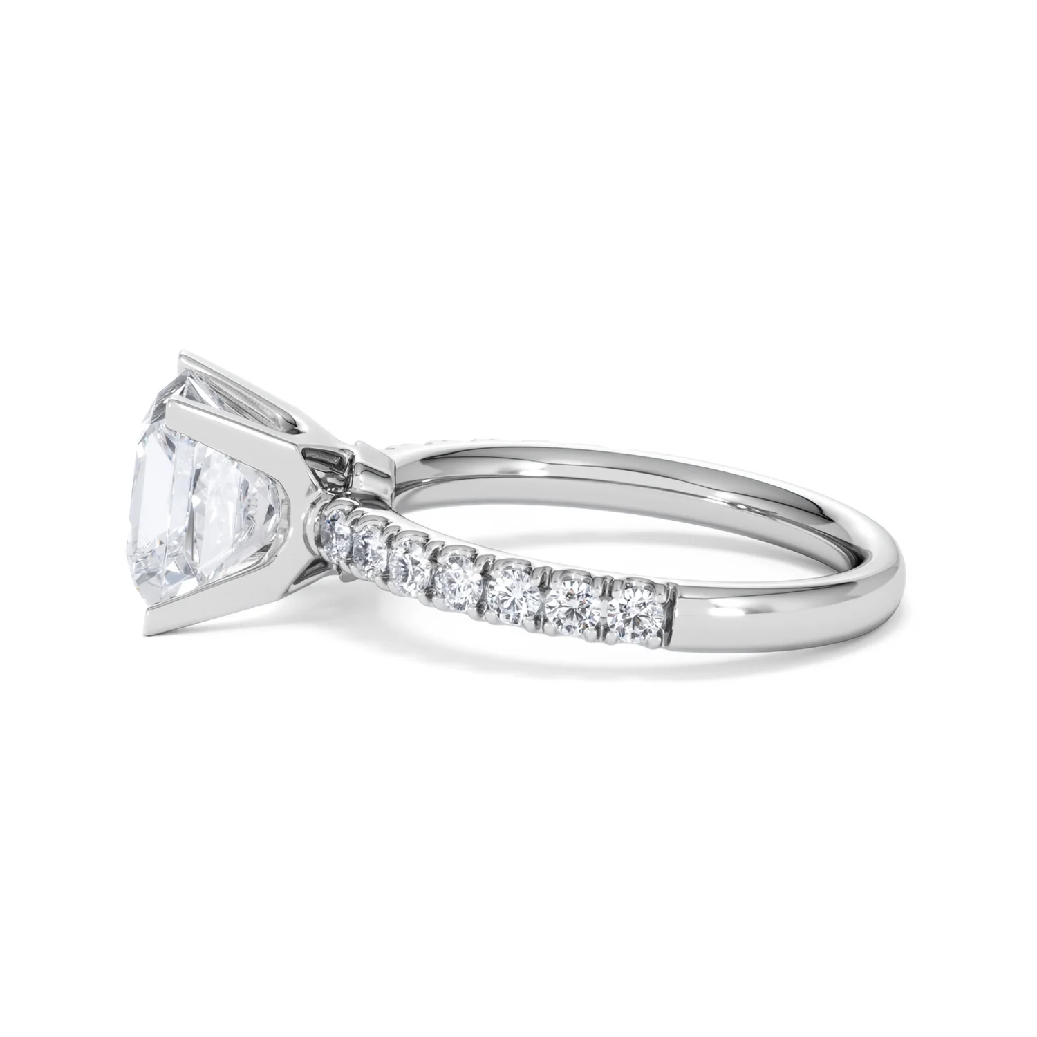 2.60ct Katerina Lab Princess Diamond Engagement Ring Platinum F/VS1 - Image 67