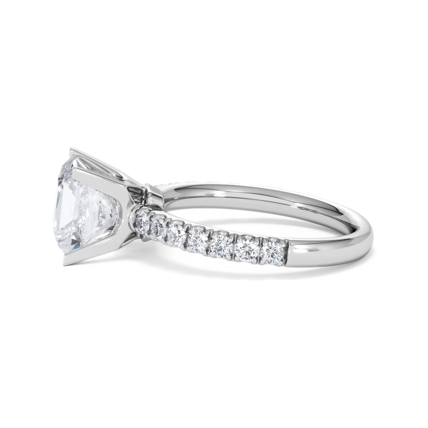 2.60ct Katerina Lab Princess Diamond Engagement Ring Platinum F/VS1 - Image 68