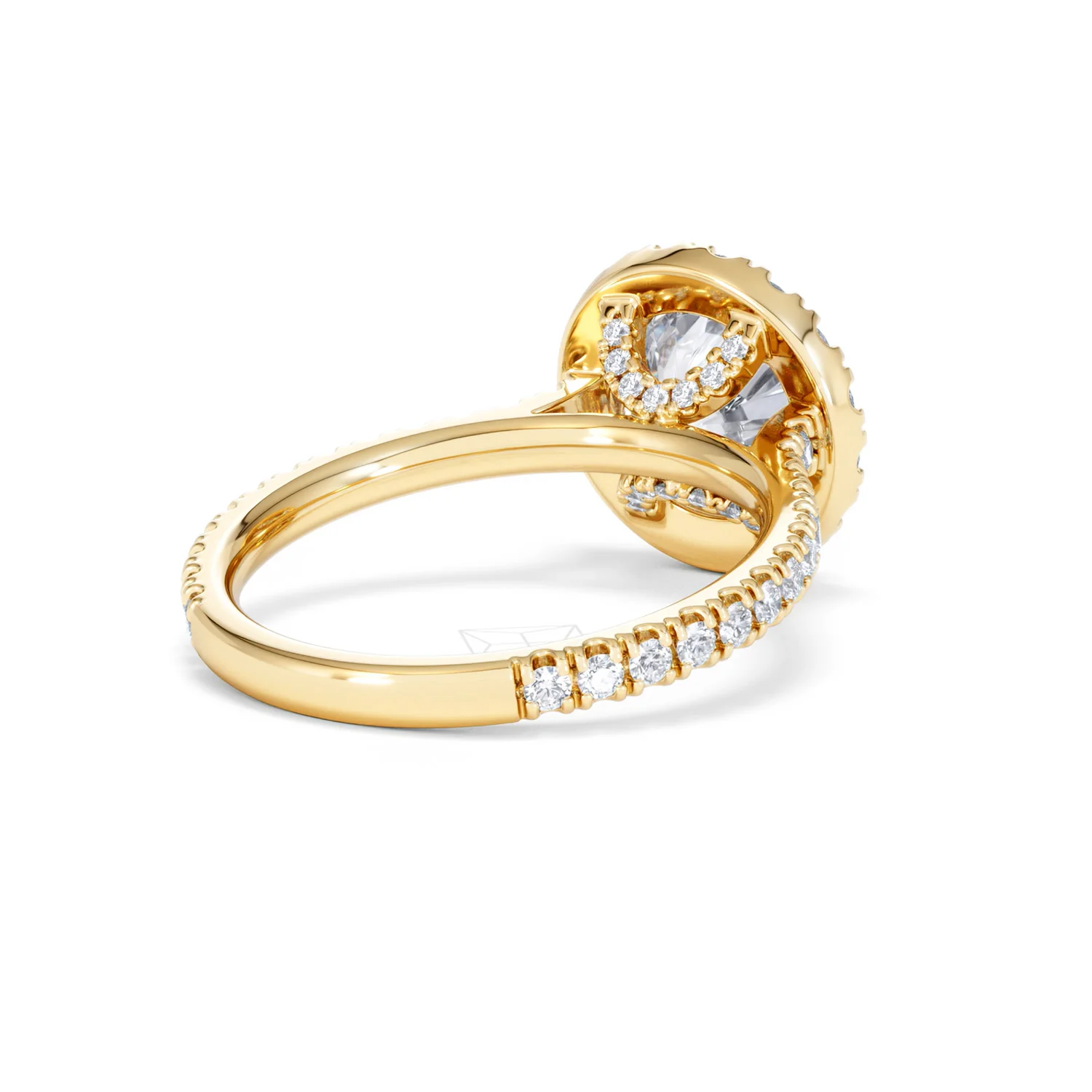 2.80ct Reina Lab Diamond Halo Engagement Ring in 18K Gold F/VS1 - Image 43