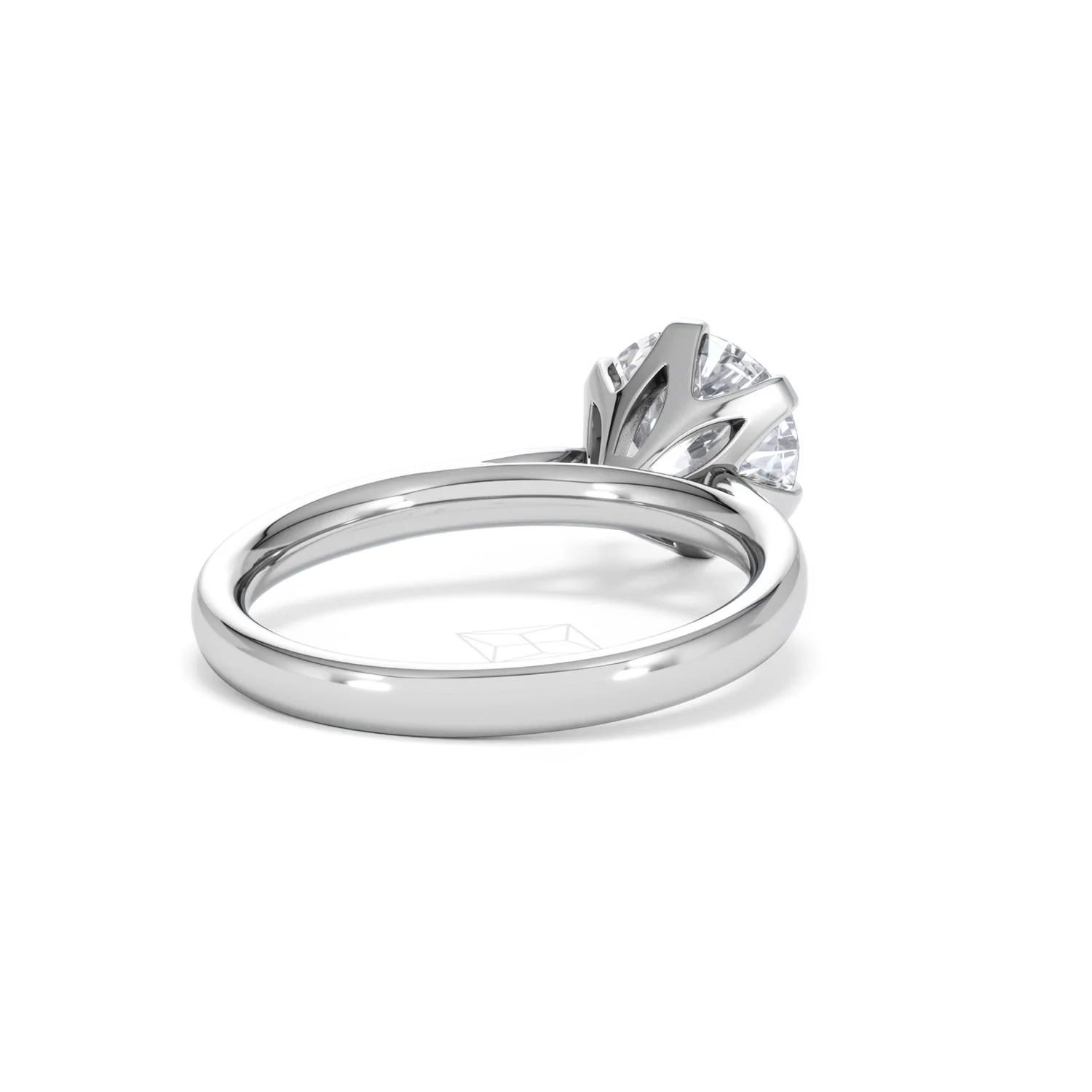 2 Ct Diamond Engagement Ring High Set Chloe Lab F/VS1 18K White Gold - Image 42