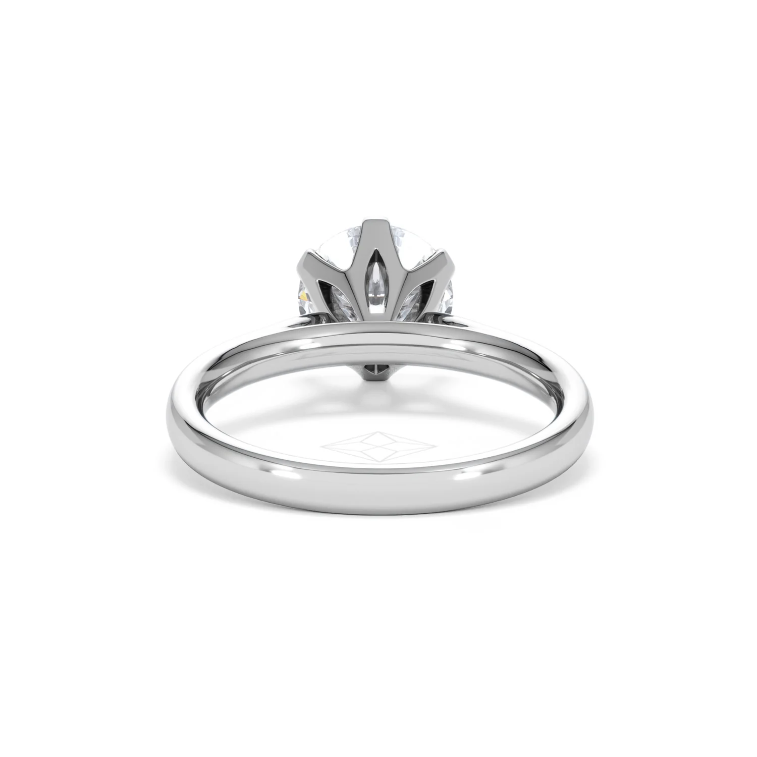 2 Ct Diamond Engagement Ring High Set Chloe Lab F/VS1 18K White Gold - Image 48