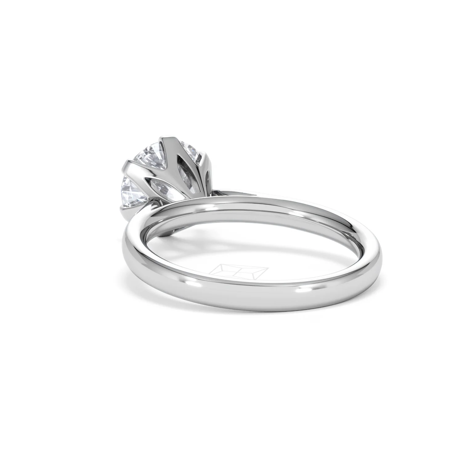 2 Ct Diamond Engagement Ring High Set Chloe Lab F/VS1 18K White Gold - Image 54