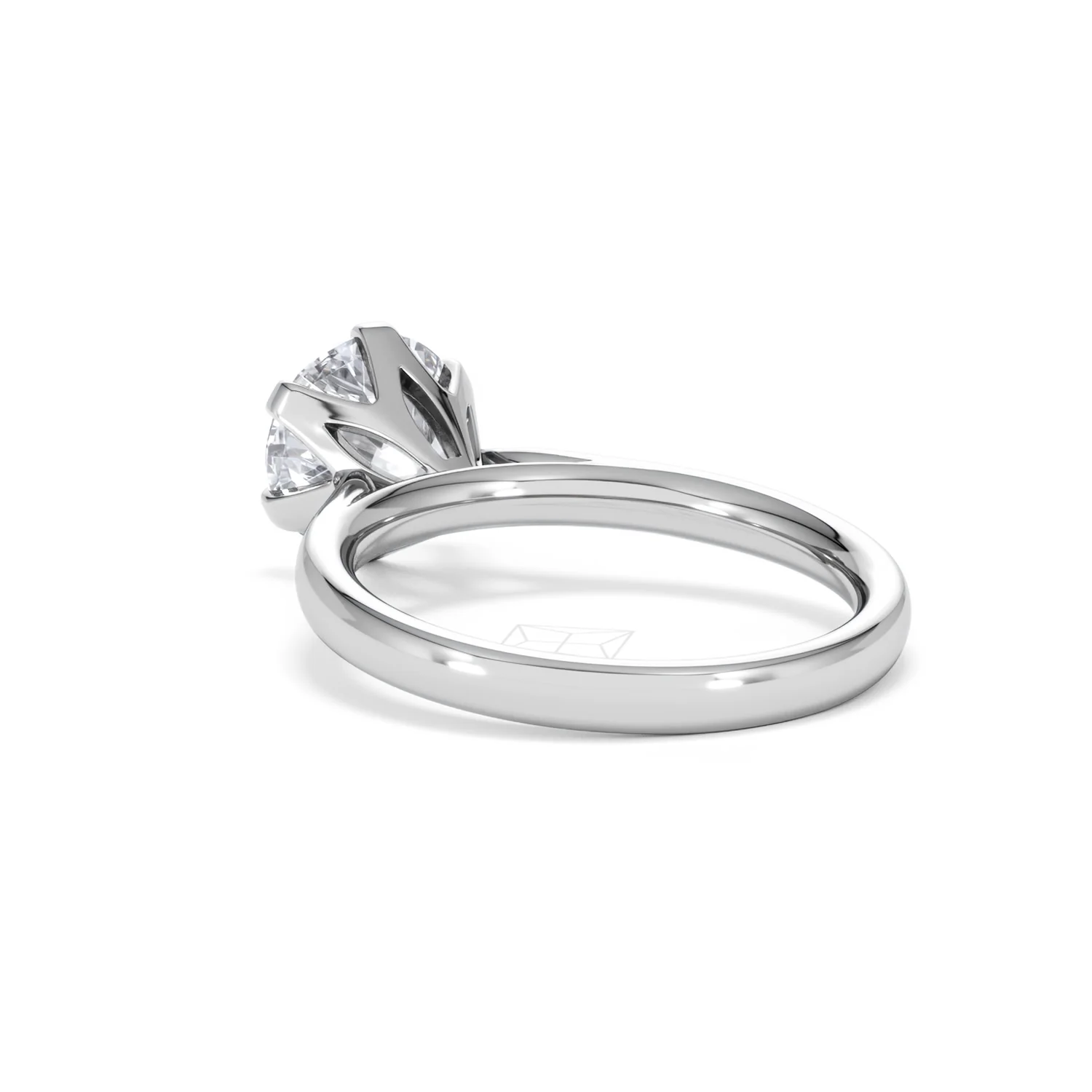 2 Ct Diamond Engagement Ring High Set Chloe Lab F/VS1 18K White Gold - Image 55