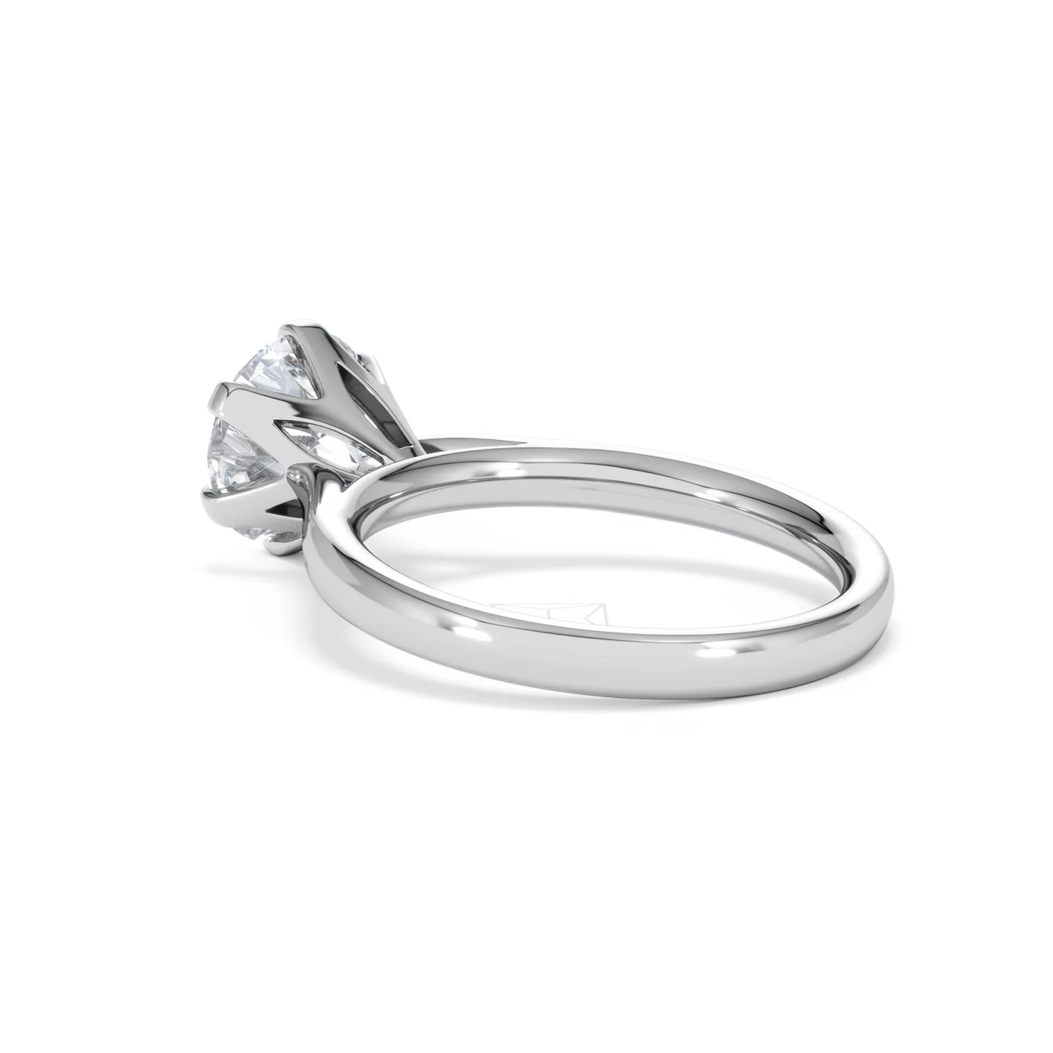 2 Ct Diamond Engagement Ring High Set Chloe Lab F/VS1 18K White Gold - Image 58
