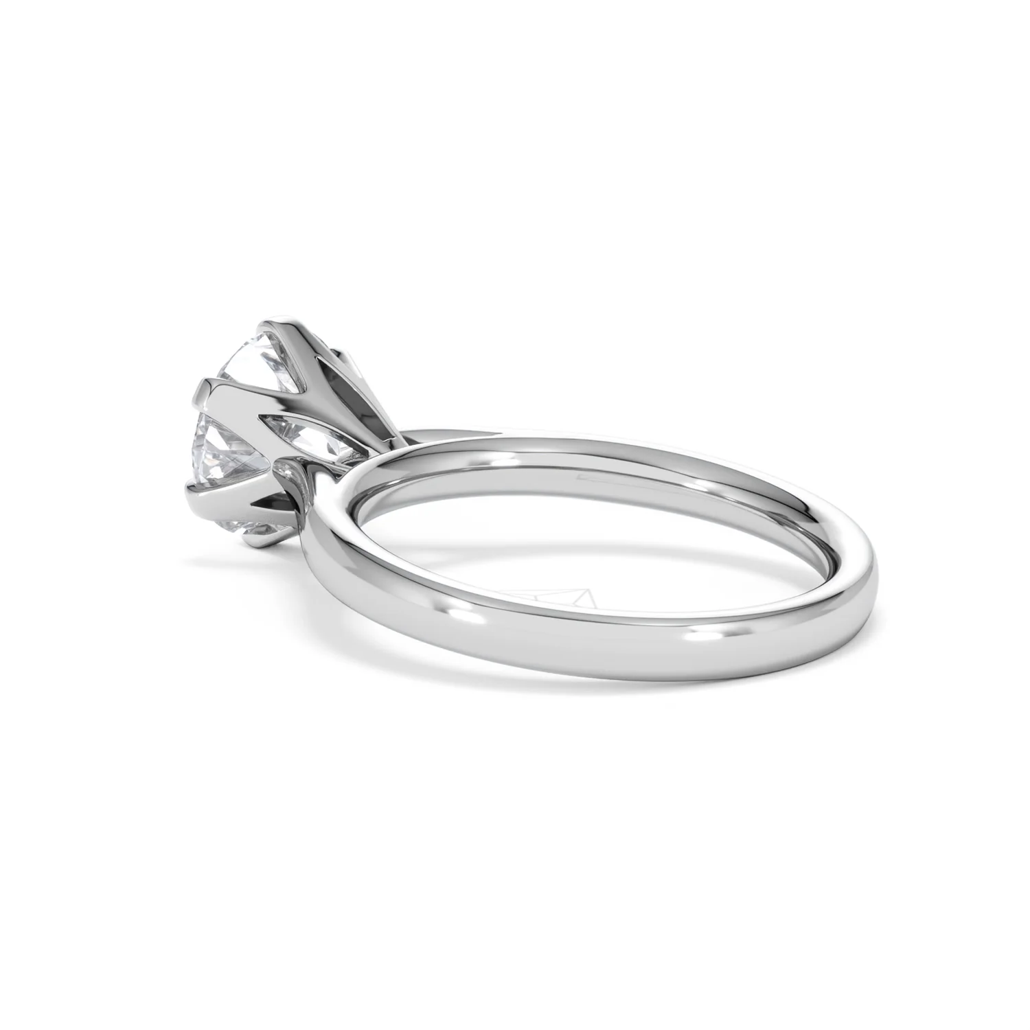 2 Ct Diamond Engagement Ring High Set Chloe Lab F/VS1 18K White Gold - Image 59