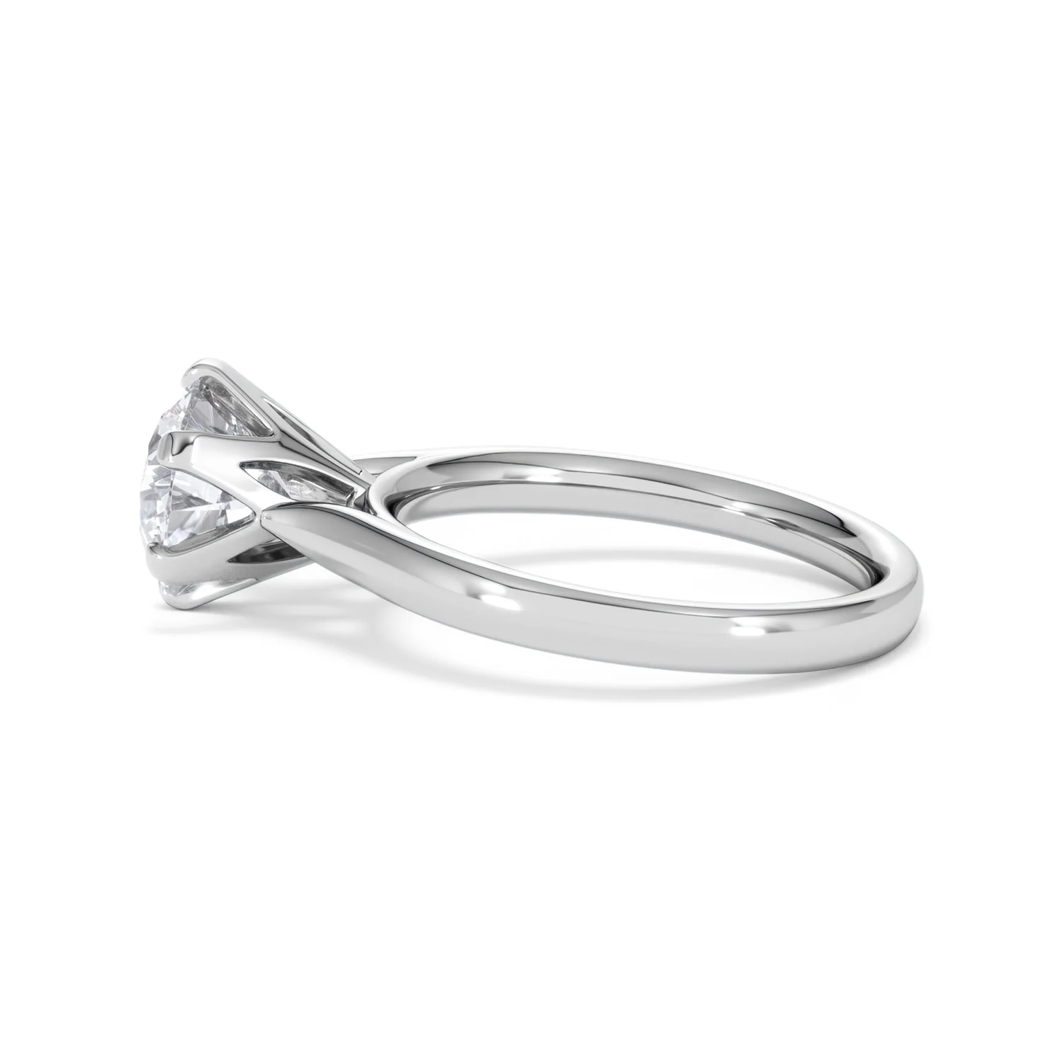 2 Ct Diamond Engagement Ring High Set Chloe Lab F/VS1 18K White Gold - Image 66