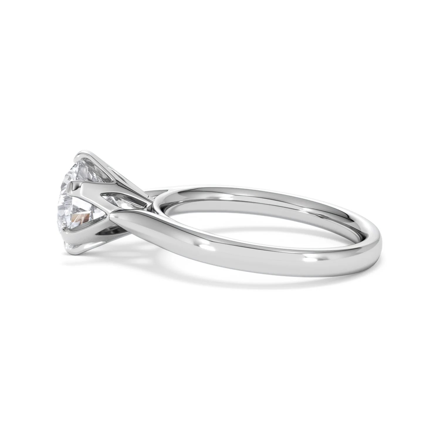 2 Ct Diamond Engagement Ring High Set Chloe Lab F/VS1 18K White Gold - Image 67