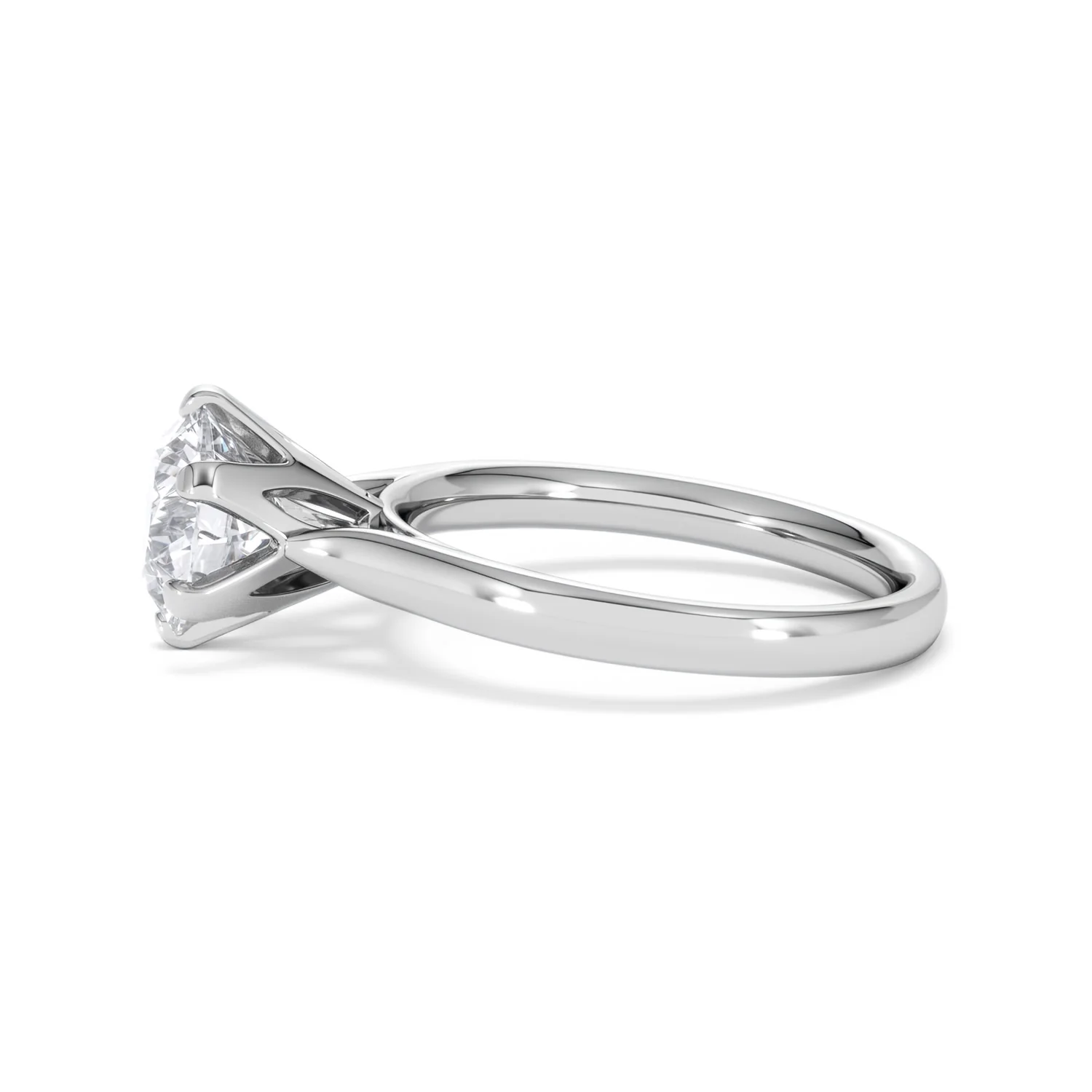 2 Ct Diamond Engagement Ring High Set Chloe Lab F/VS1 18K White Gold - Image 69