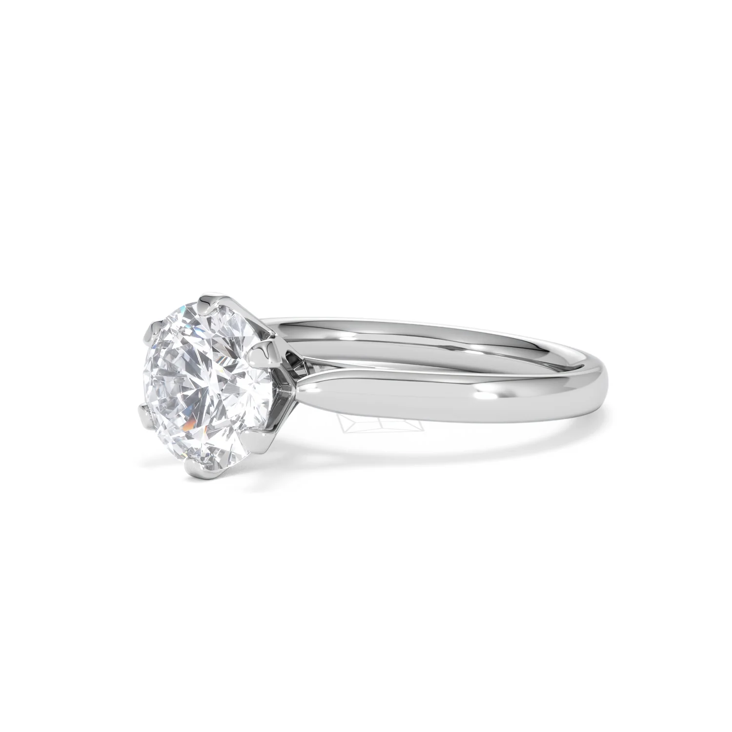 2 Ct Diamond Engagement Ring High Set Chloe Lab F/VS1 18K White Gold - Image 79