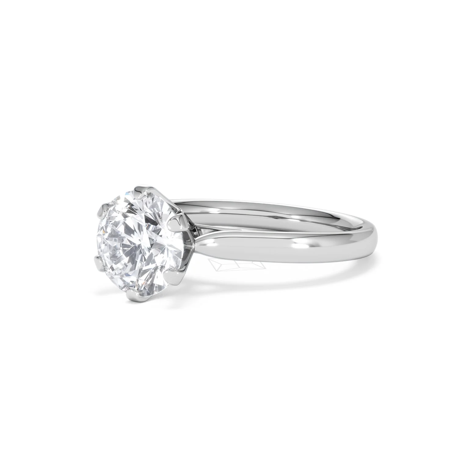 2 Ct Diamond Engagement Ring High Set Chloe Lab F/VS1 18K White Gold - Image 80
