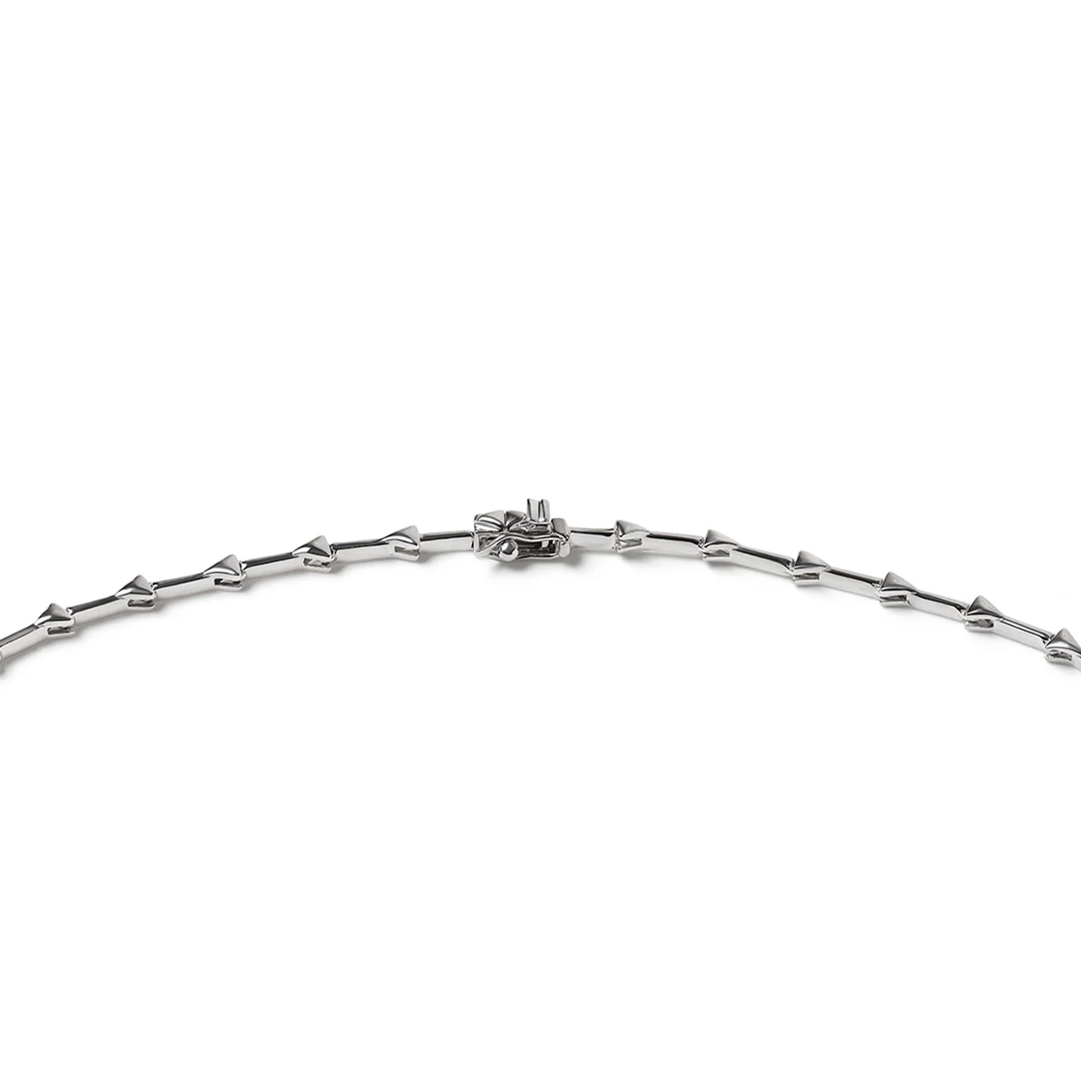 5.00ct Lab Diamond Flower Drop Necklace in 9K White Gold H/SI - Image 6
