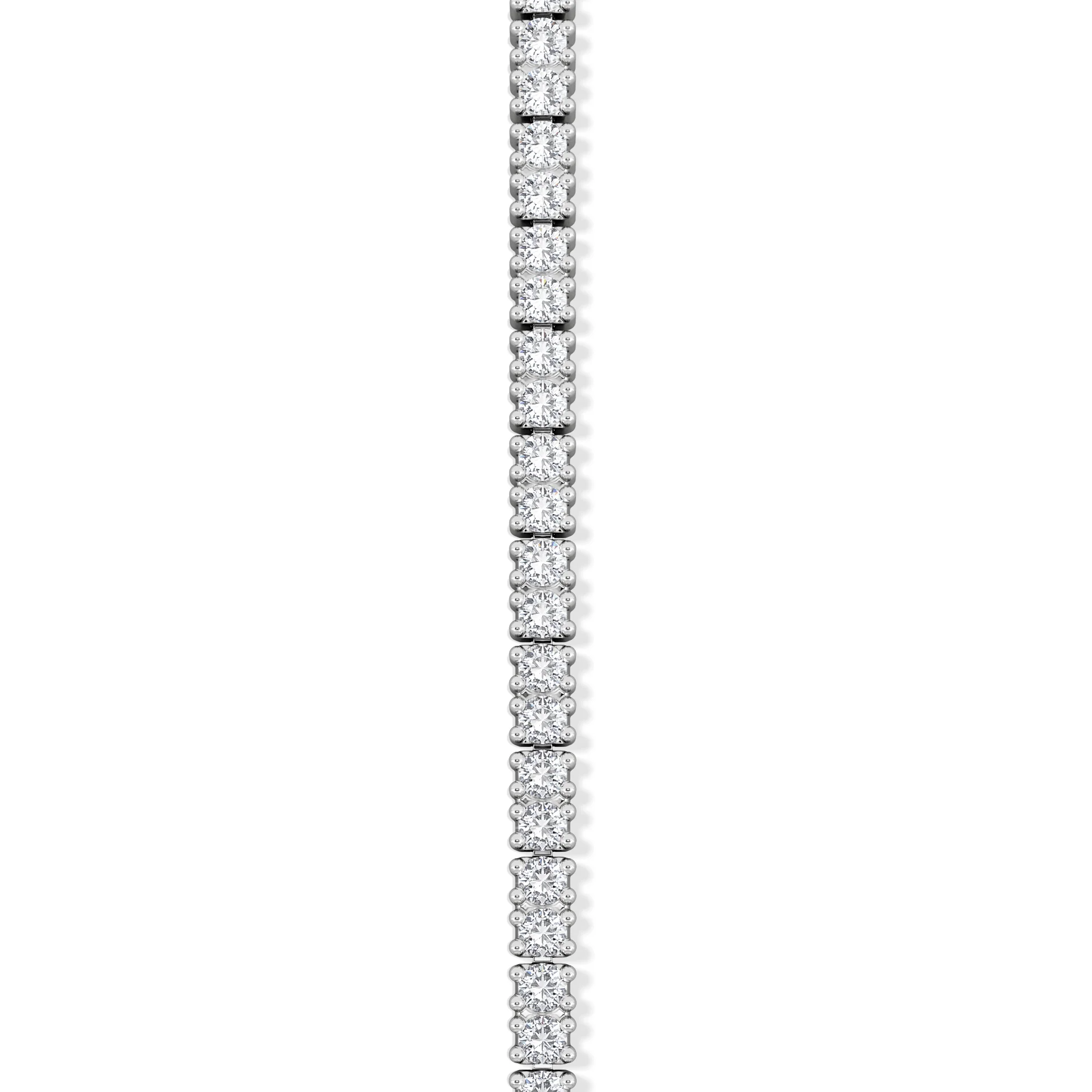 Adjustable Lab Diamond Tennis Bracelet 0.50ct in 925 Silver - Image 5
