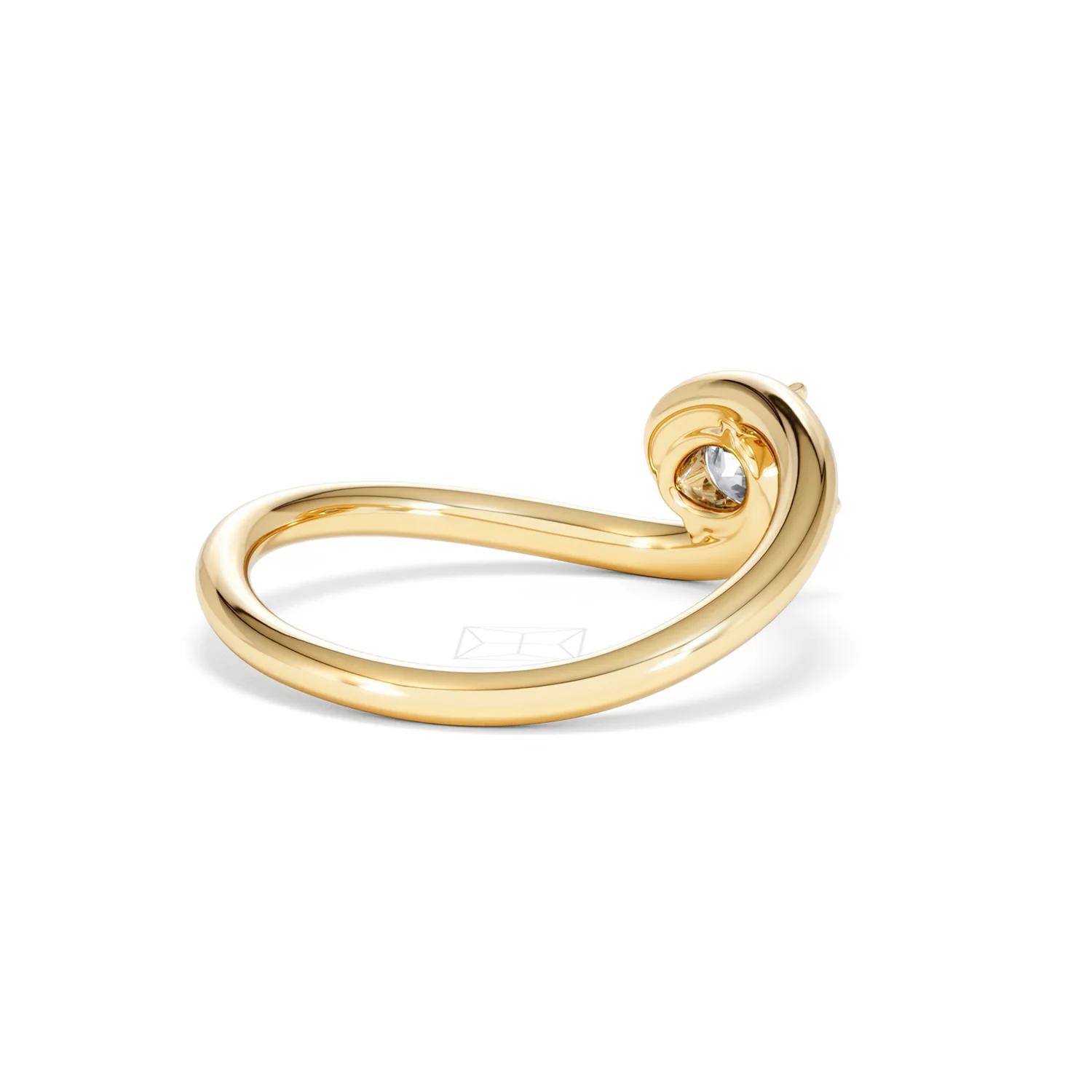 Affinity 0.50ct Oval Cut Lab Diamond Solitaire Engagement Ring in 18K Yellow Gold - Image 38