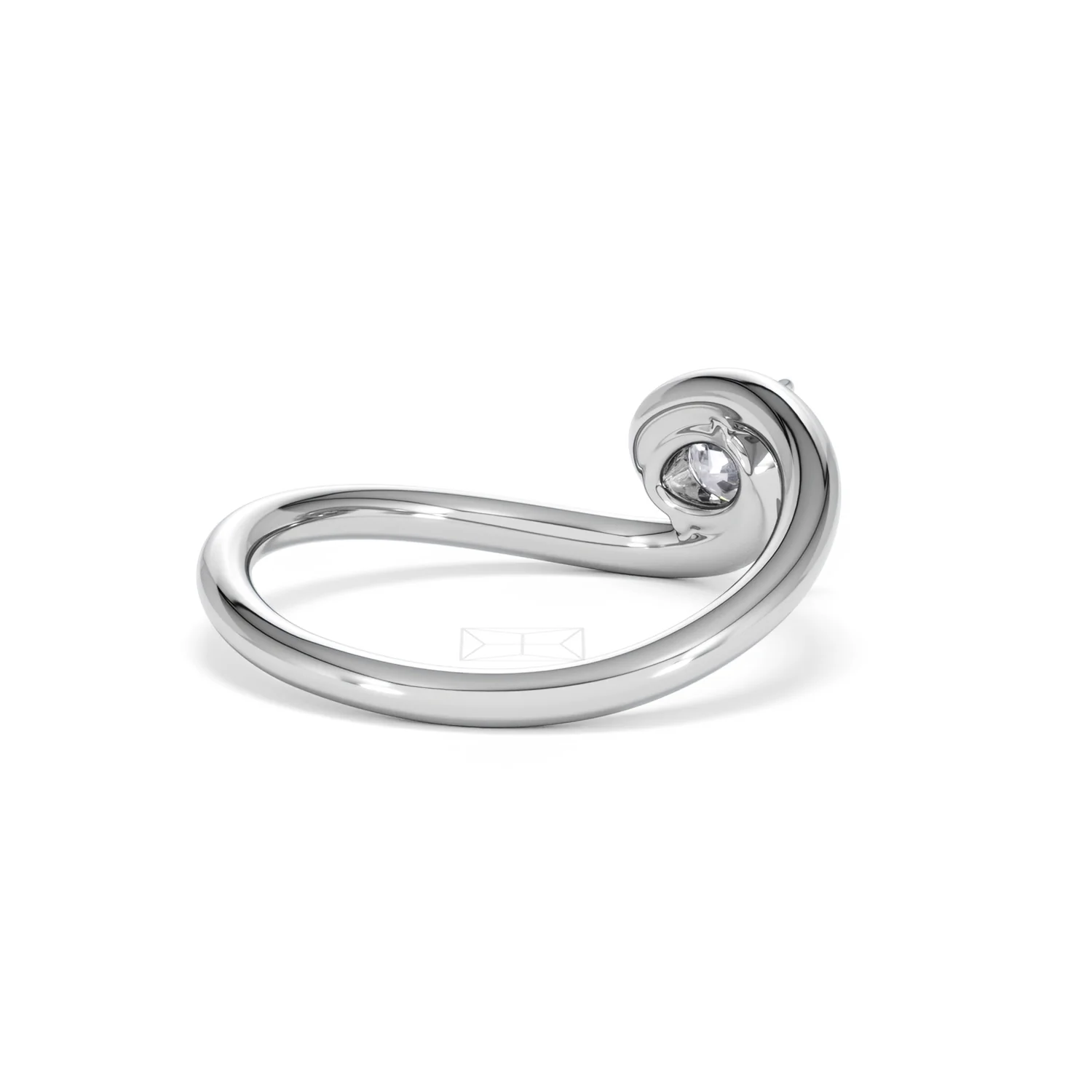 Affinity 0.50ct Oval Cut Lab Diamond Solitaire Engagement Ring in Platinum - Image 39