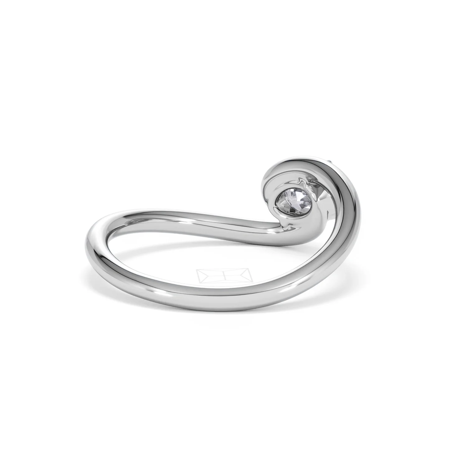 Affinity 0.50ct Oval Cut Lab Diamond Solitaire Engagement Ring in Platinum - Image 40