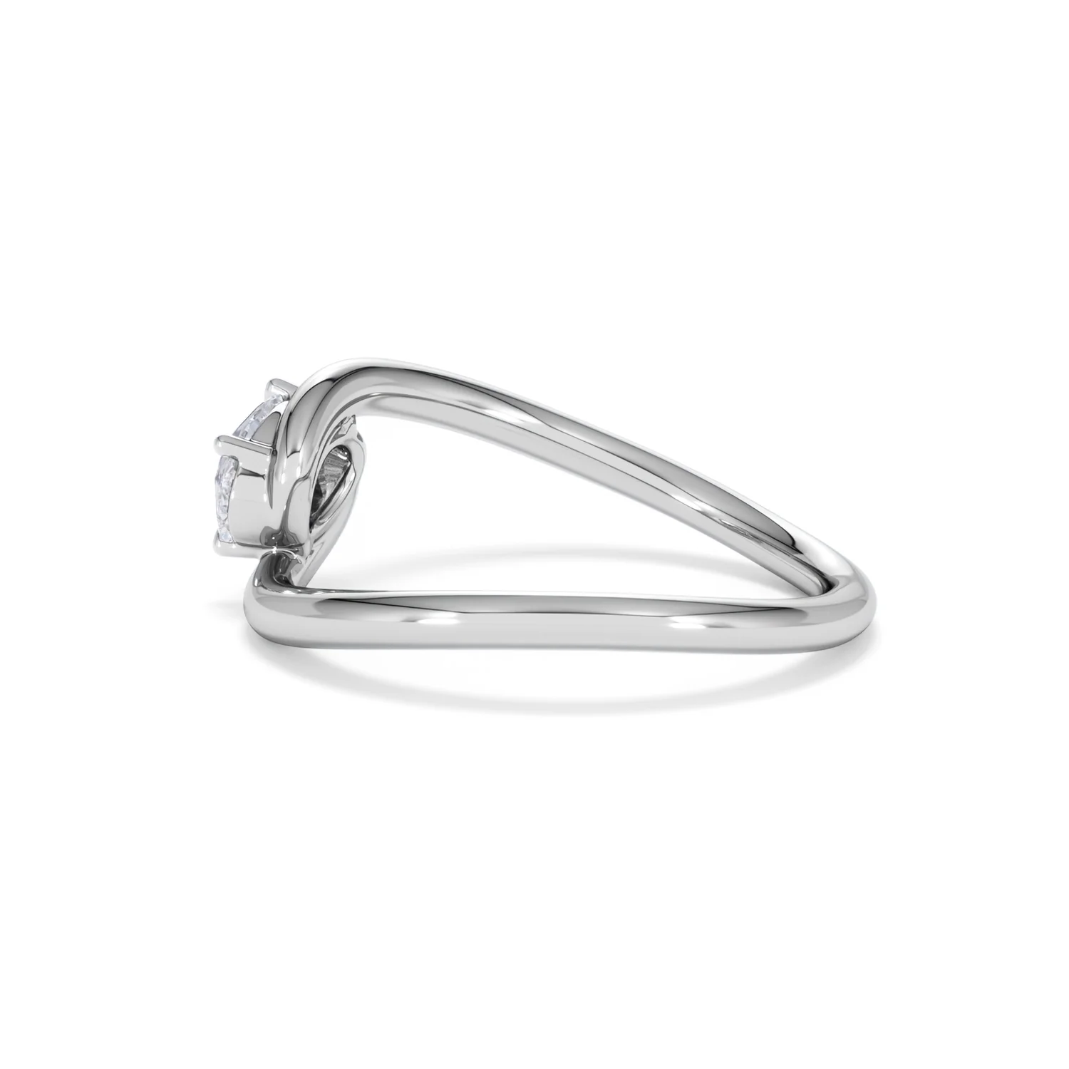 Affinity 0.50ct Oval Cut Lab Diamond Solitaire Engagement Ring in Platinum - Image 64