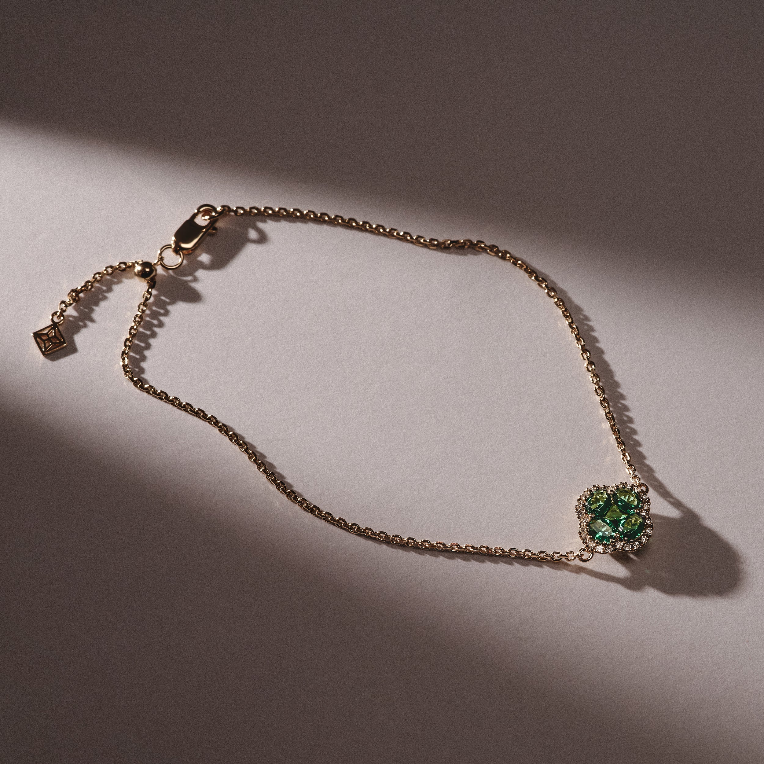 Alegria Lab Emerald Bracelet 0.75ct in 18k Gold Vermeil - Image 4