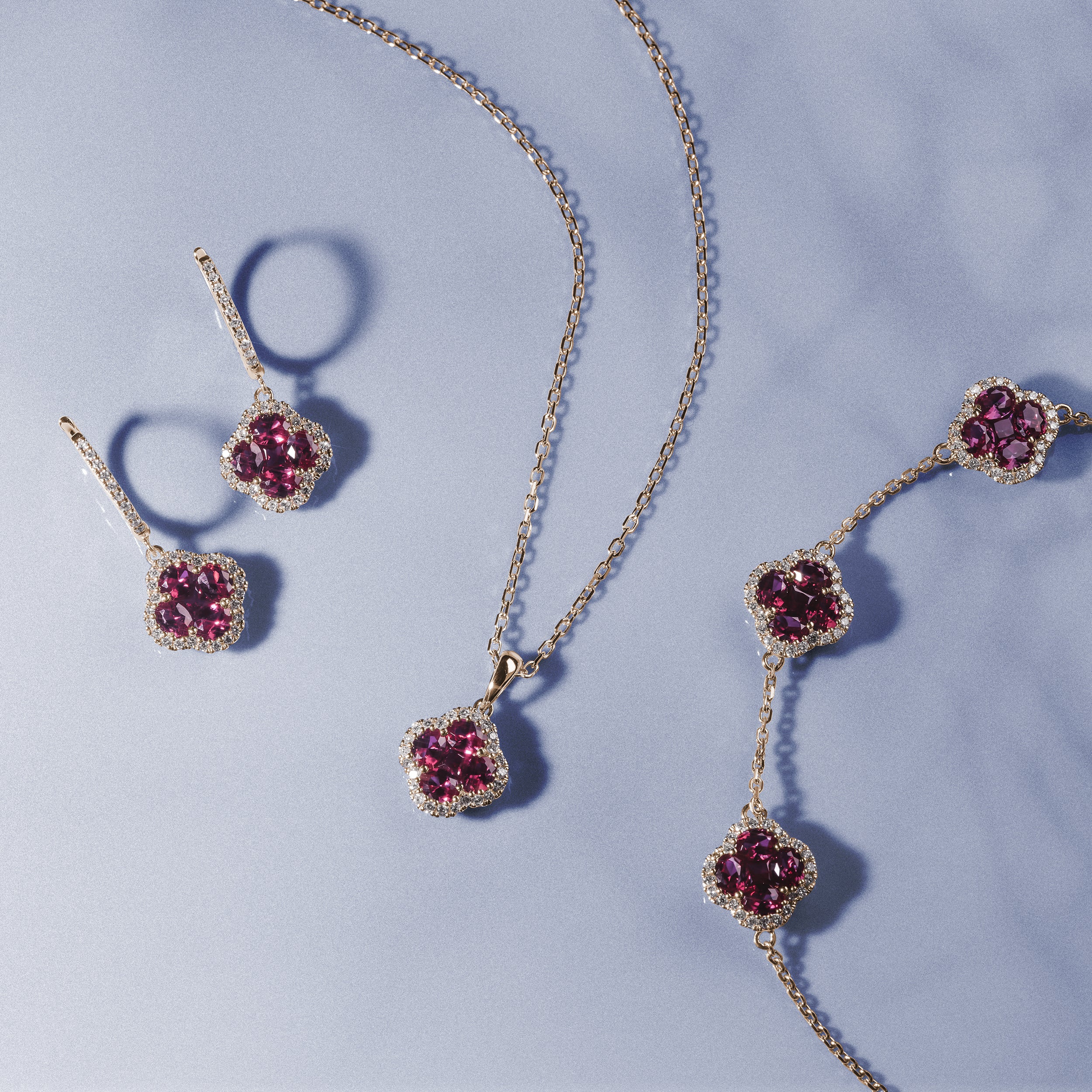 Alegria Lab Ruby Pendant 0.90ct in 18k Gold Vermeil - Image 7
