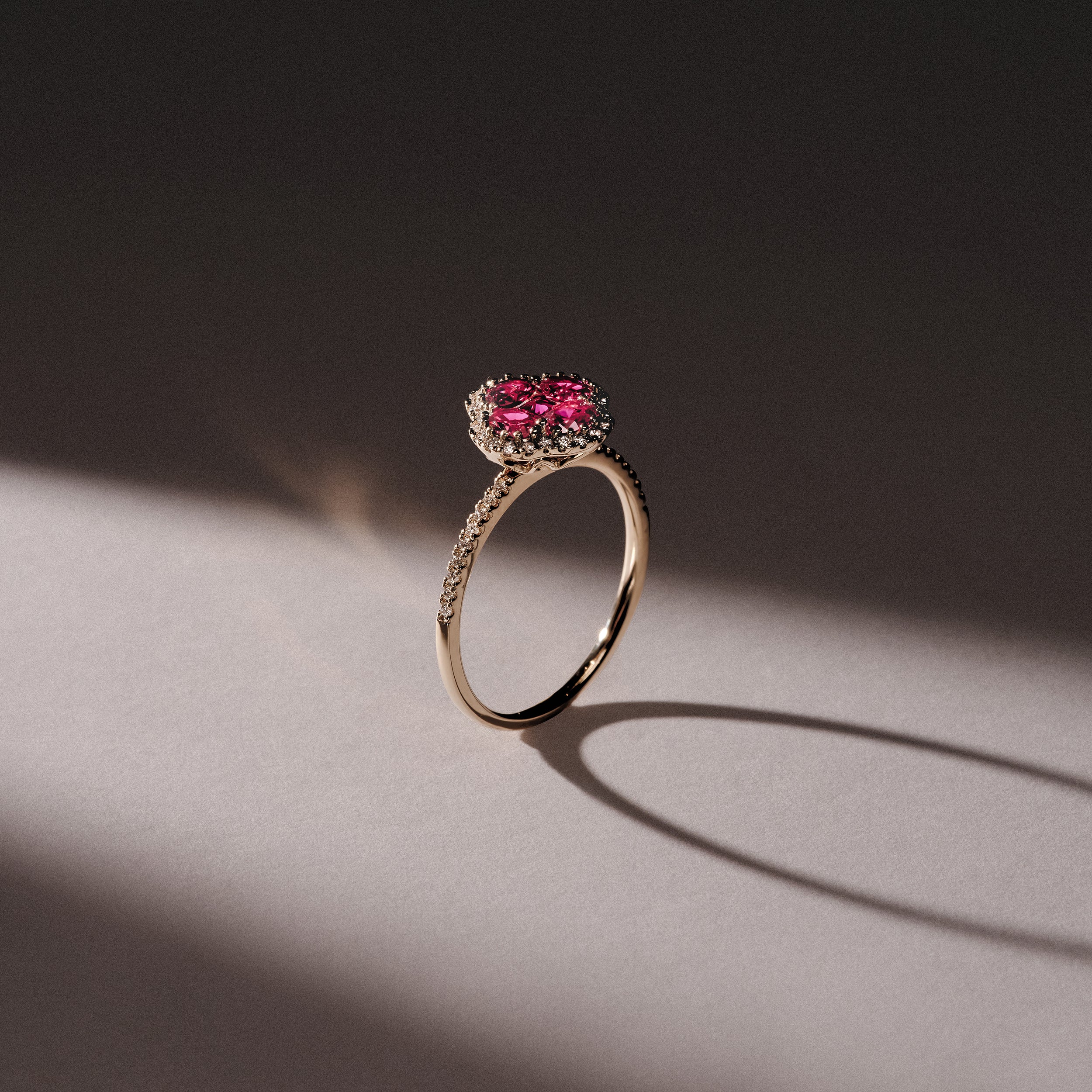 Alegria Lab Ruby Ring 0.85ct in 18k Gold Vermeil - Image 5