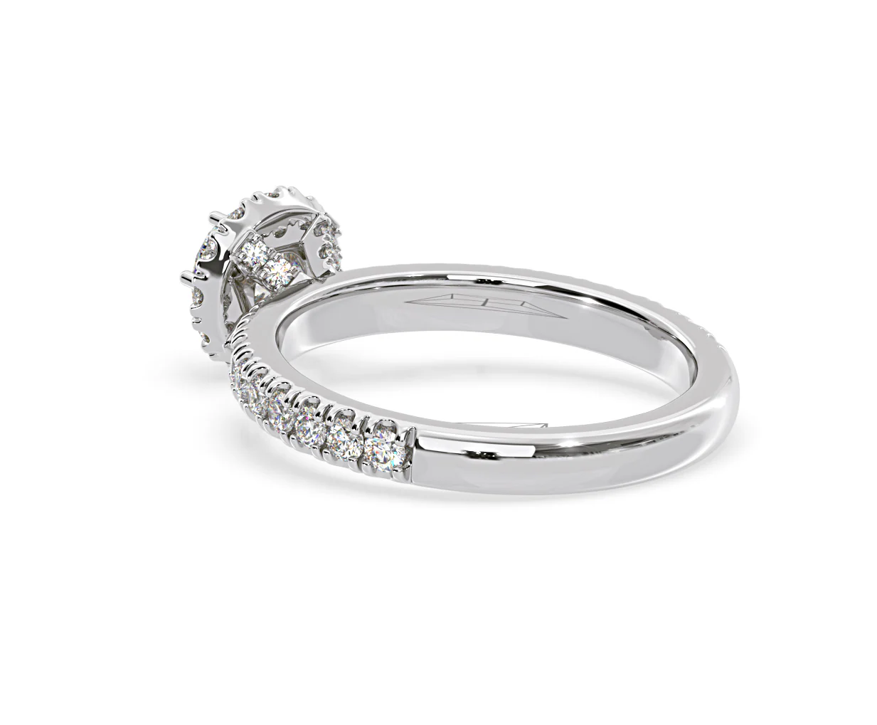 Alessandra Diamond Engagement Ring Platinum 1.10CT G/VS1 - Image 37