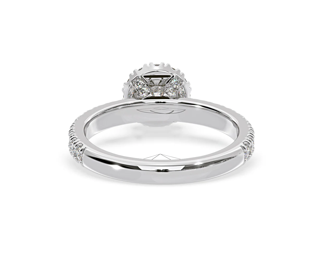 Alessandra Diamond Engagement Ring Platinum 1.10CT G/VS1 - Image 46