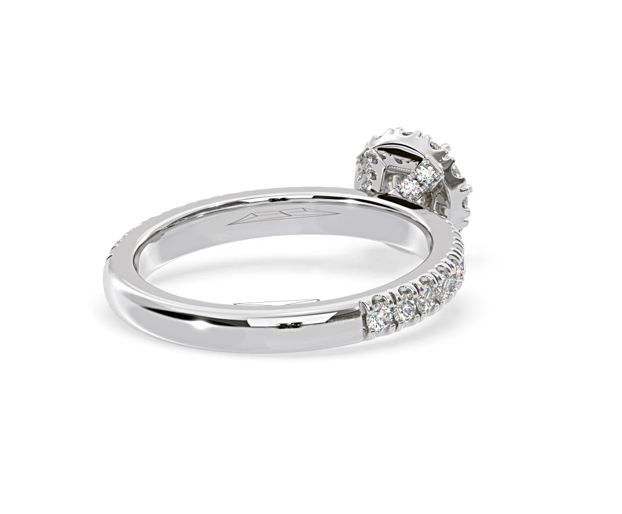 Alessandra Diamond Engagement Ring Platinum 1.10CT G/VS1 - Image 54