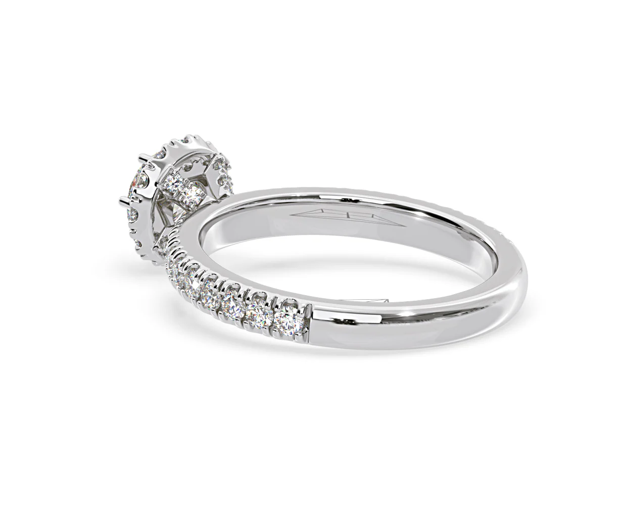 Alessandra Diamond Engagement Ring 18KW Gold 1.10CT G/SI2 - Image 36