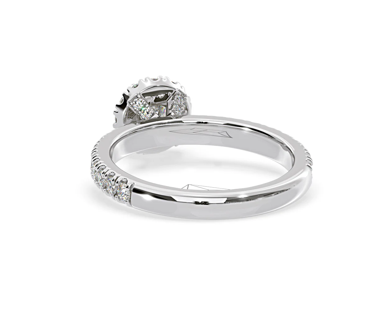 Alessandra Diamond Engagement Ring 18KW Gold 1.10CT G/SI2 - Image 42